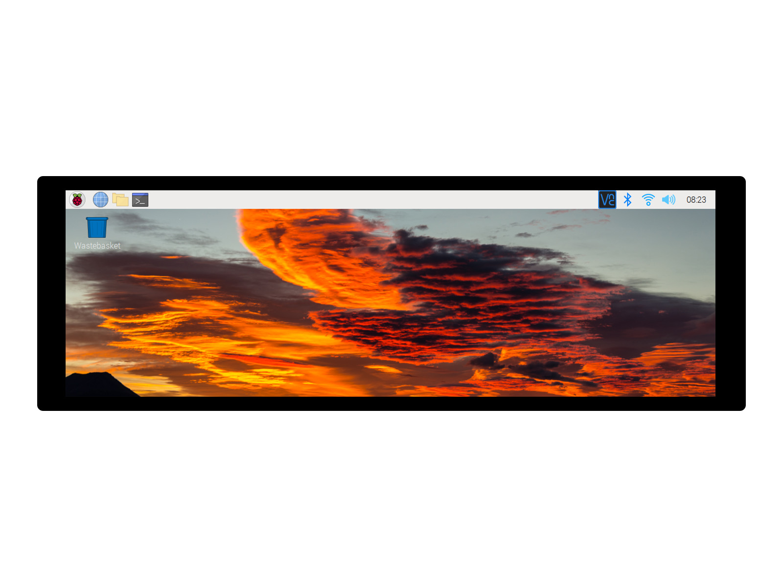 7,9-Zoll kapazitiver Touchscreen für Raspberry Pi, 400×1280, IPS, DSI-Schnittstelle