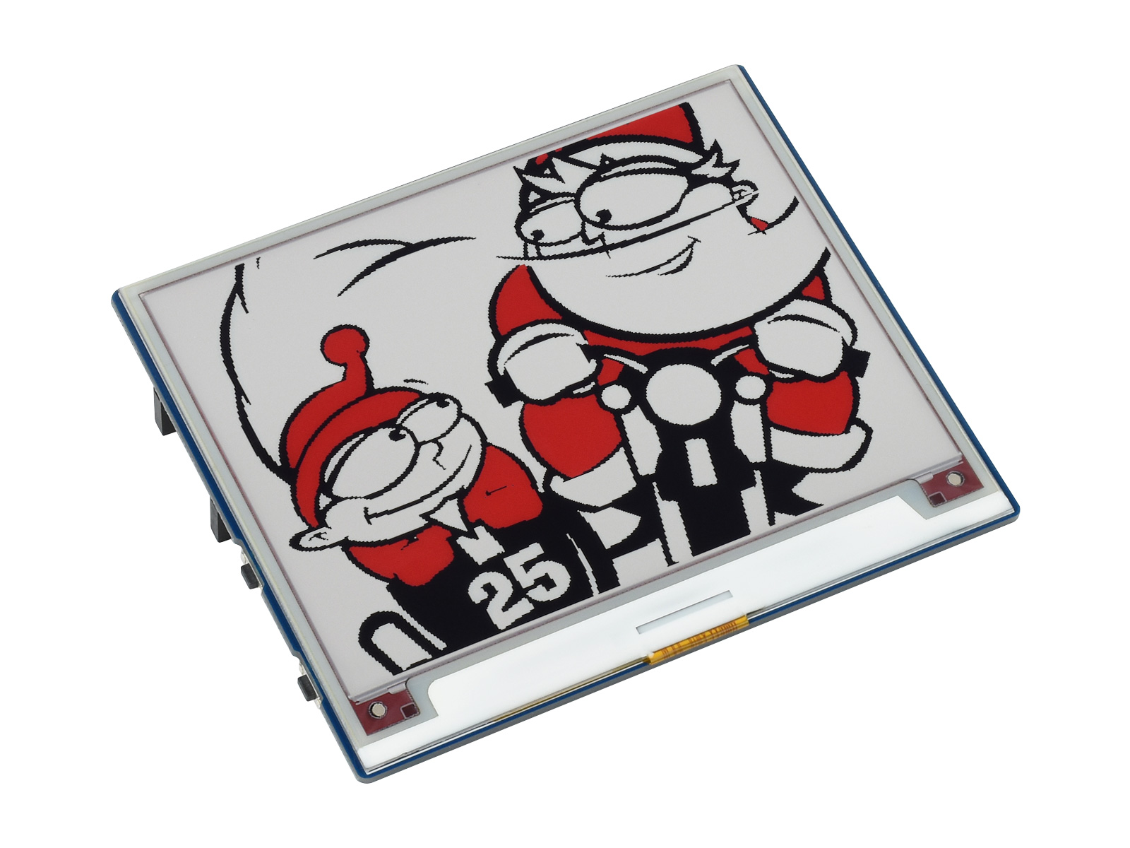 4,2-Zoll E-Paper E-Ink Displaymodul (B) für Raspberry Pi Pico, 400×300, Rot/Schwarz/Weiß, SPI