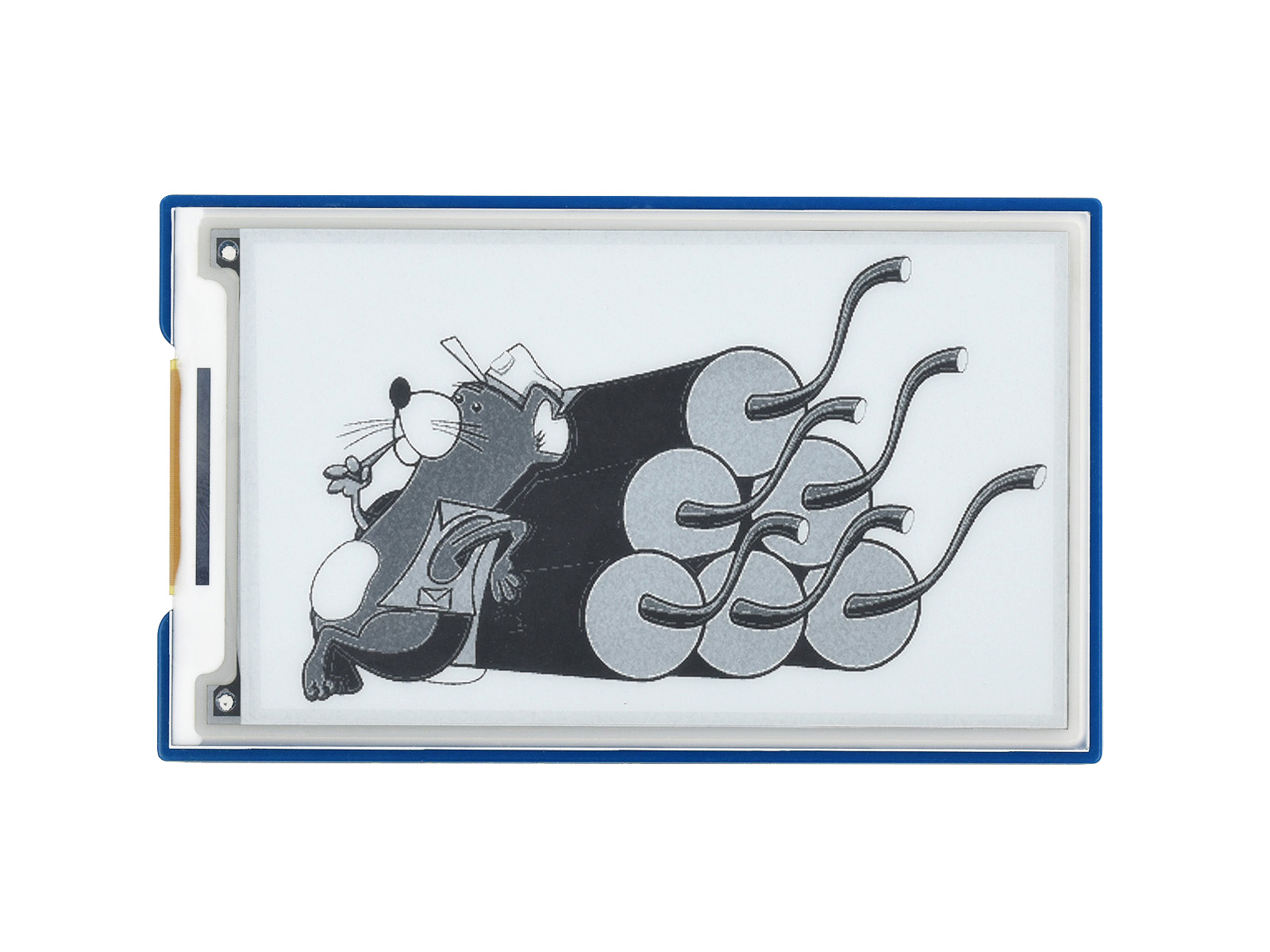 3,7-Zoll E-Paper E-Ink-Displaymodul für Raspberry Pi Pico, 480×280, Schwarz/Weiß, 4 Graustufen, SPI