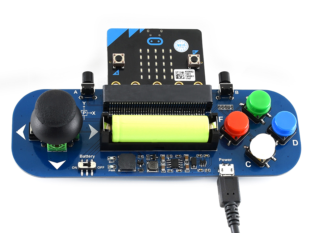 Gamepad-Modul für micro:bit, Joystick und Tasten