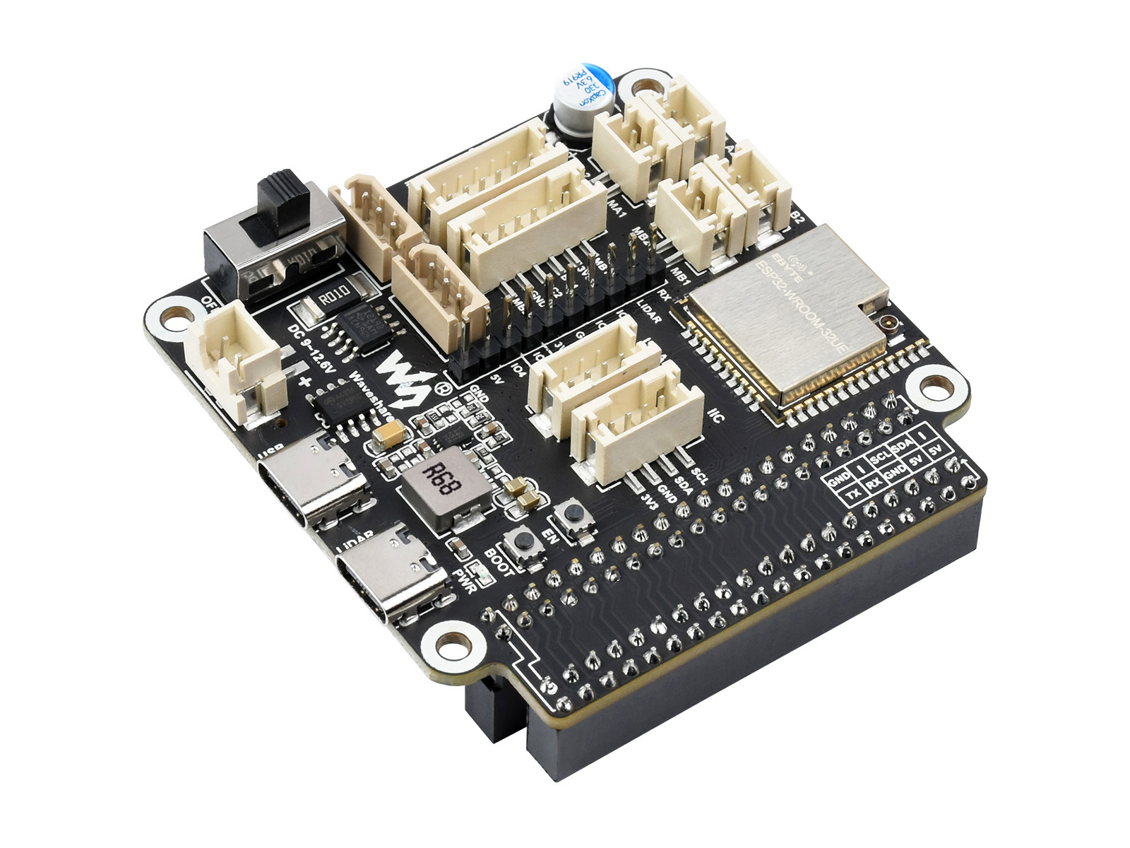 Allgemeine Treiberplatine für Roboter, basierend auf ESP32, multifunktional, unterstützt WIFI-, Bluetooth- und ESP-NOW-Kommunikation, ESP32-WROOM-32, ESP32-Entwicklerboard