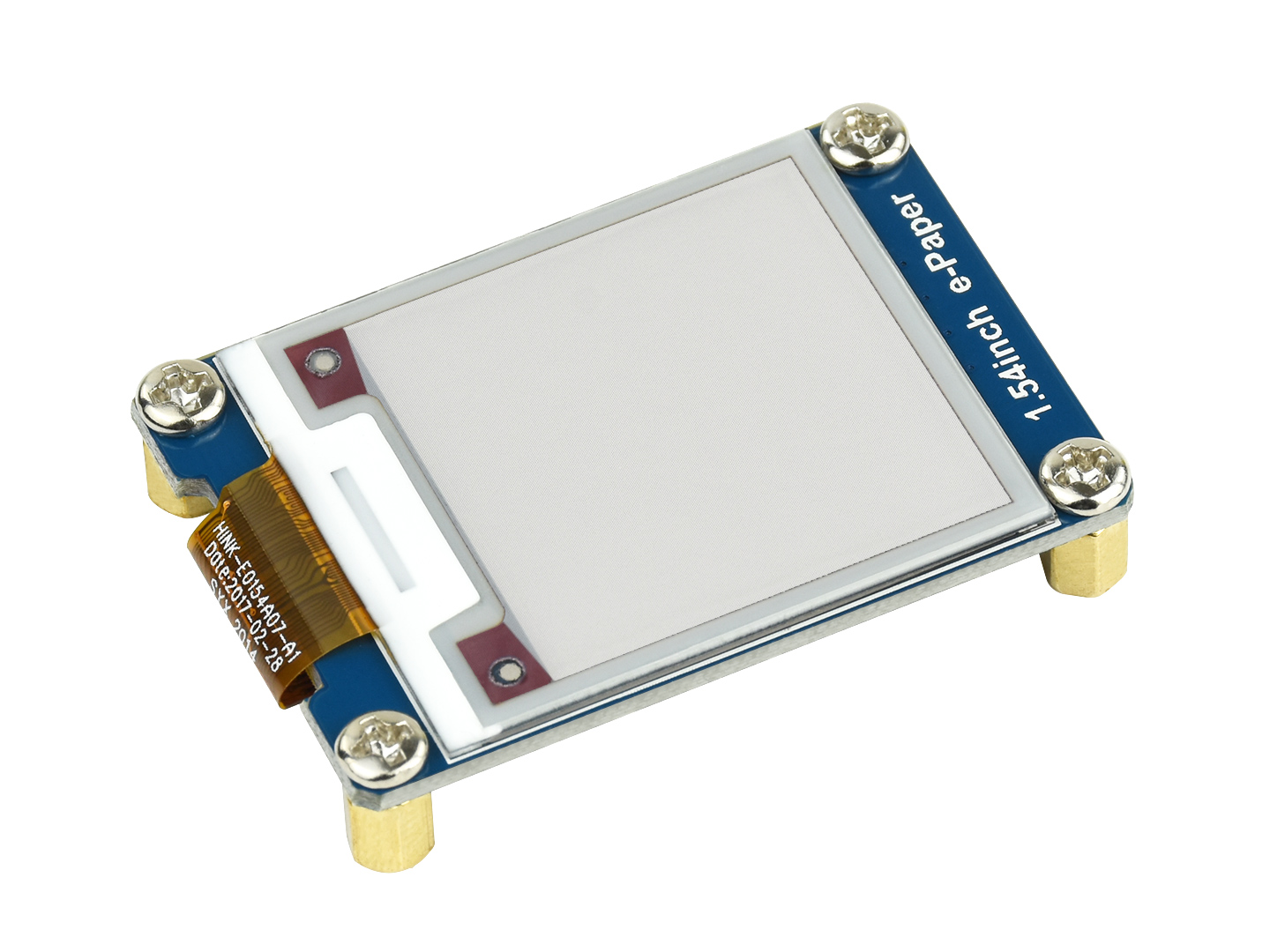 200x200, 1,54-Zoll E-Ink-Displaymodul, dreifarbig