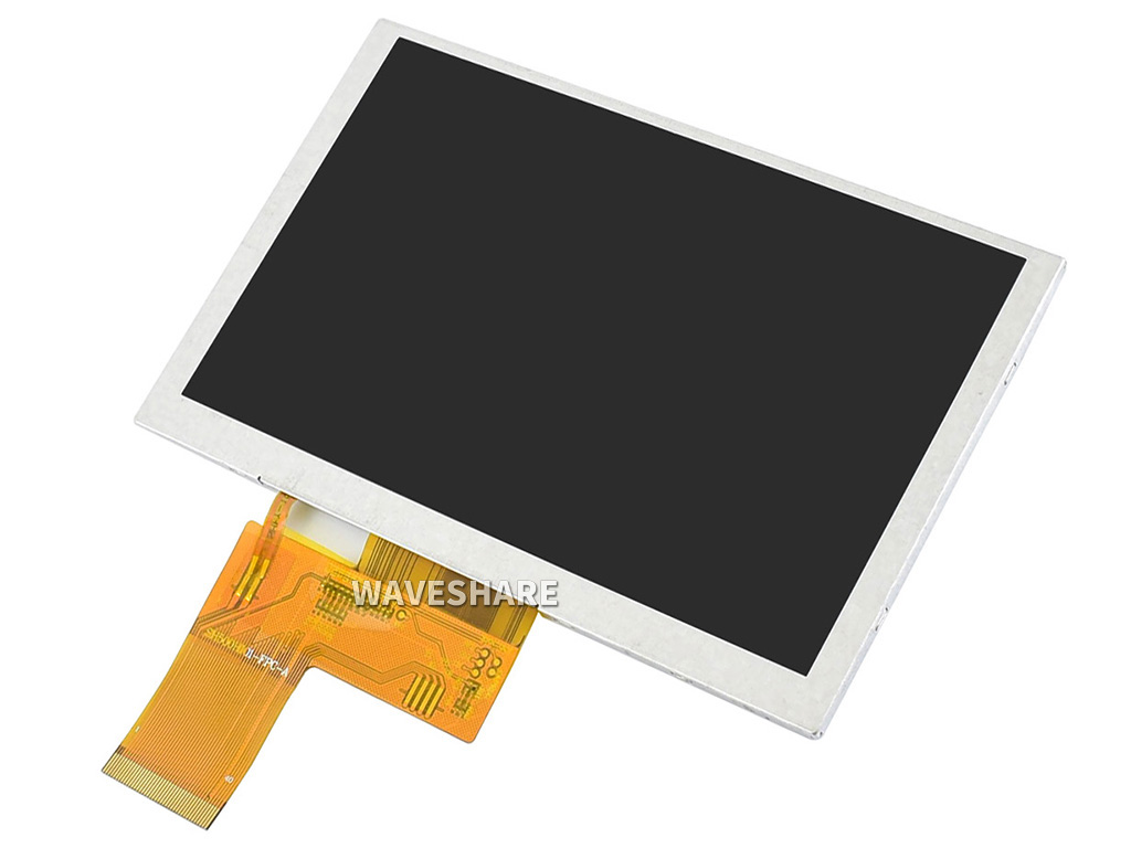 5-Zoll-Display für Raspberry Pi, 800×480, DPI-Schnittstelle, IPS, ohne Touch