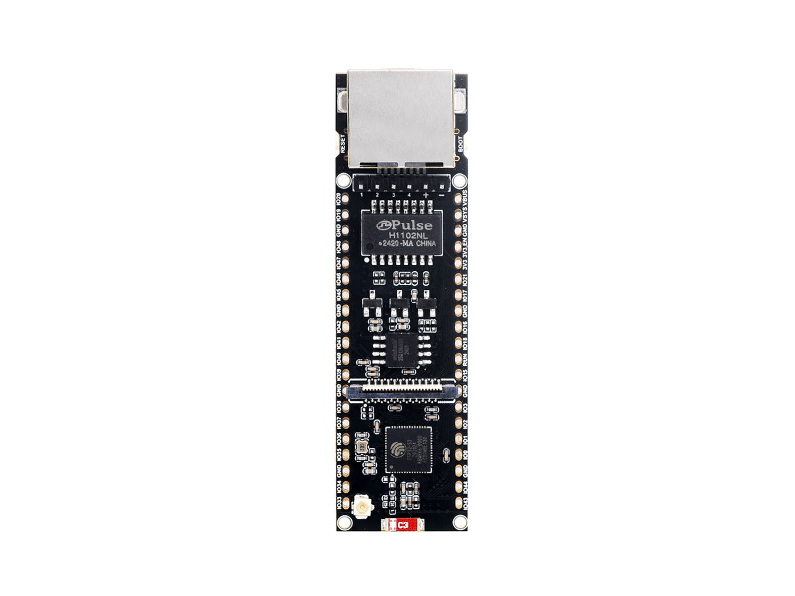 ESP32-S3 ETH Entwicklungsplatine, 10/100Mbps RJ45 Ethernet-Anschluss, Wi-Fi & Bluetooth Unterstützung, 240MHz Dual-Core Prozessor, ESP32 Ethernet Entwicklungsplatine