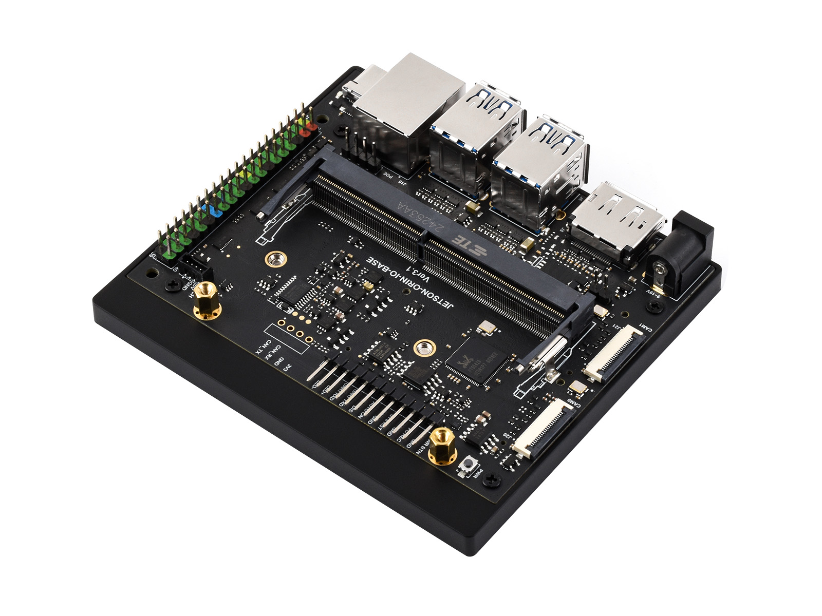 Waveshare Orin Nano/NX Basisplatine Basierend auf Jetson Orin Nano und Jetson Orin NX Modul