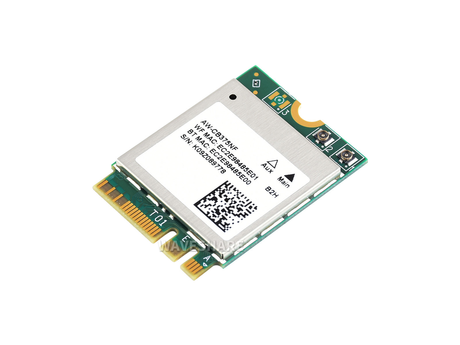 AW-CB375NF Dual-Band-WLAN-Netzwerkkarte, 2,4G/5GHz Dual-Band WiFi 5, RTL8822CE-CG Core, Bluetooth 5.0, unterstützt BLE