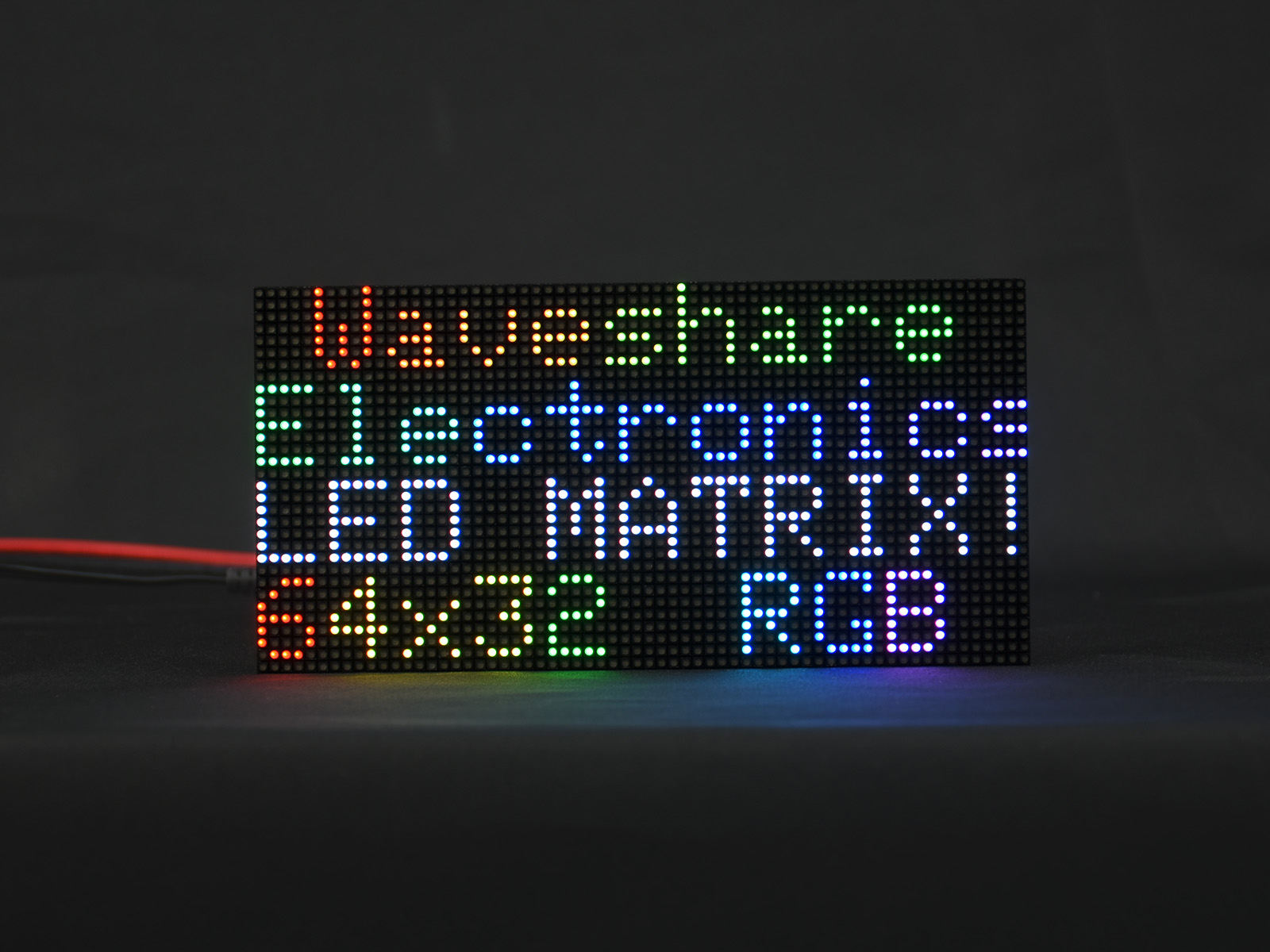 RGB-Vollfarb-LED-Matrix-Panel, 2,5 mm Pixelabstand, 64 × 32 Pixel, einstellbare Helligkeit, Optionen für Standardversion / GOB-Version