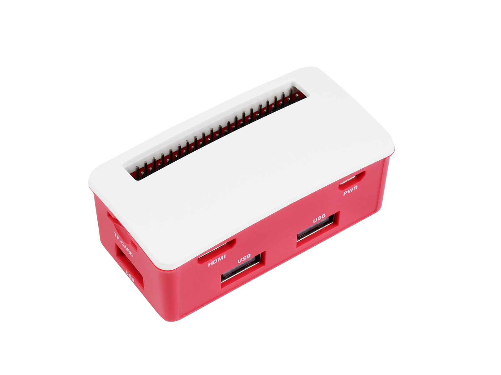 USB-HUB-BOX für Raspberry Pi Zero Serie, 4x USB 2.0-Anschlüsse