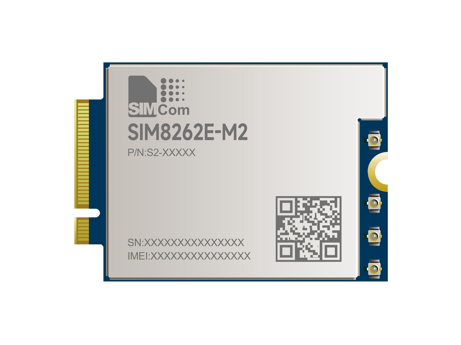 SIM8262E-M2 SIMCom Original 5G-Modul, M.2-Bauform, Qualcomm Snapdragon X62
