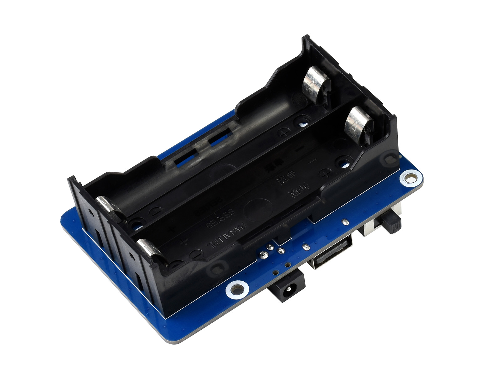 Unterbrechungsfreie Stromversorgung UPS HAT (B) für Raspberry Pi, 5V Ausgang, bis zu 5A Strom, Pogo-Pins-Steckverbinder