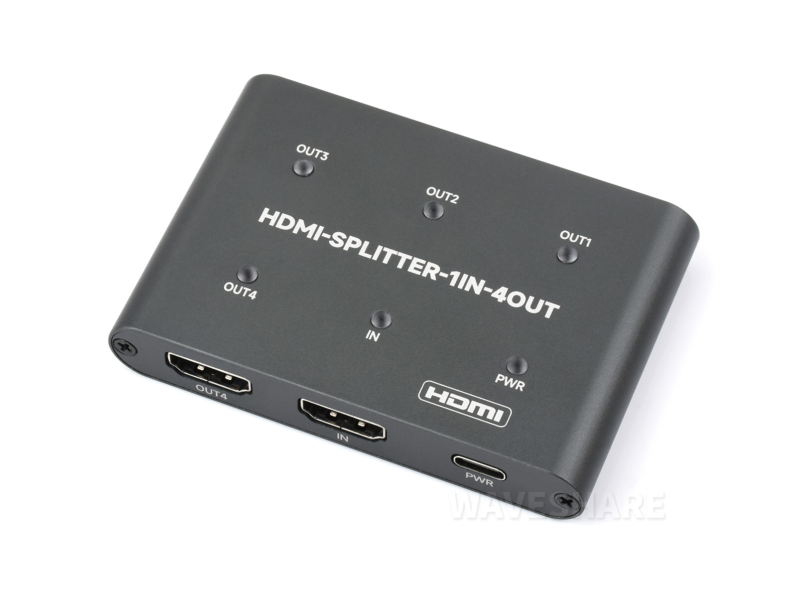 HDMI 4K-Splitter, 1 In 4 Out, teilt eine HDMI-Quelle