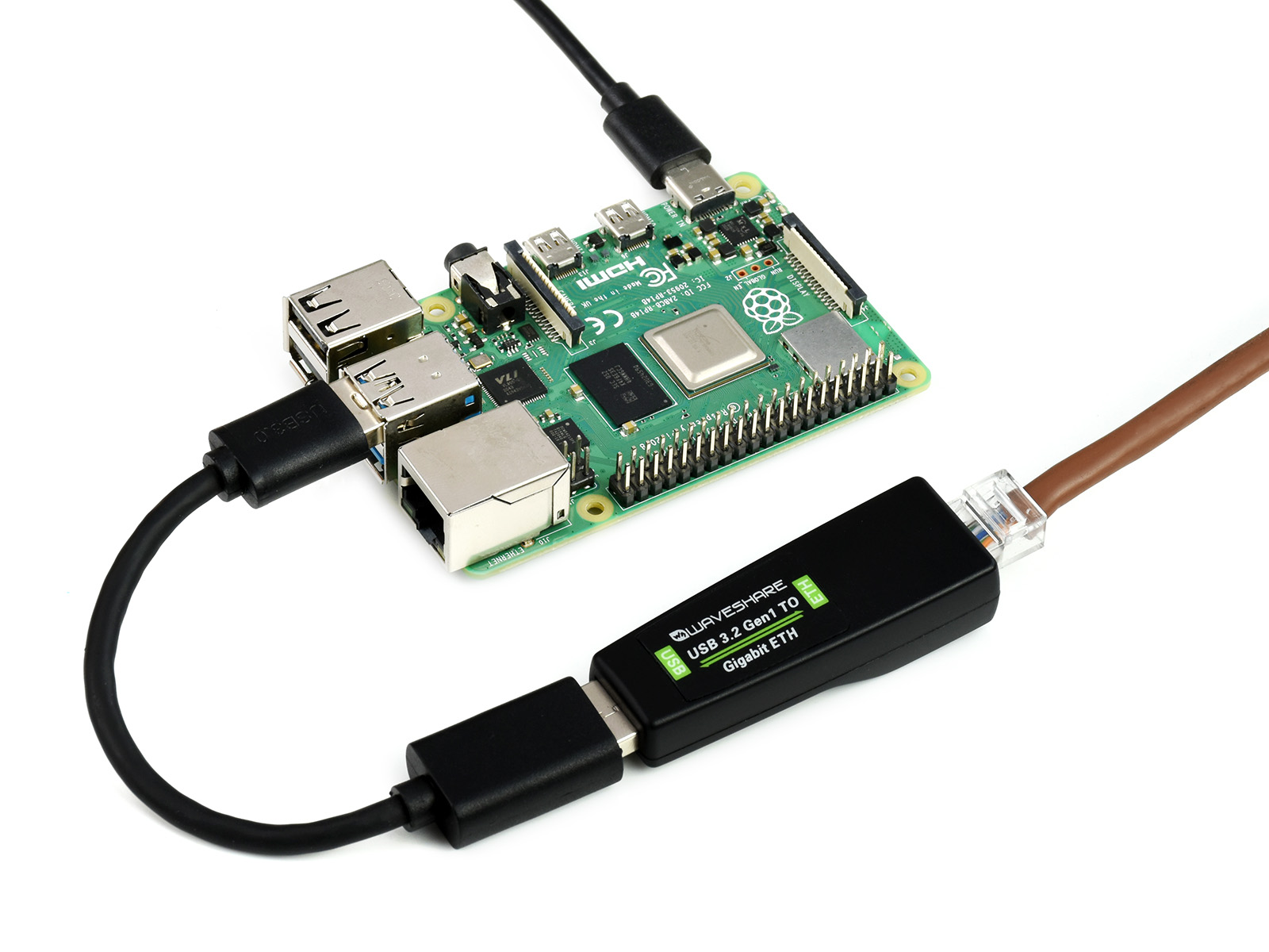 USB 3.2 Gen1 auf Gigabit-Ethernet-Adapter, treiberfrei