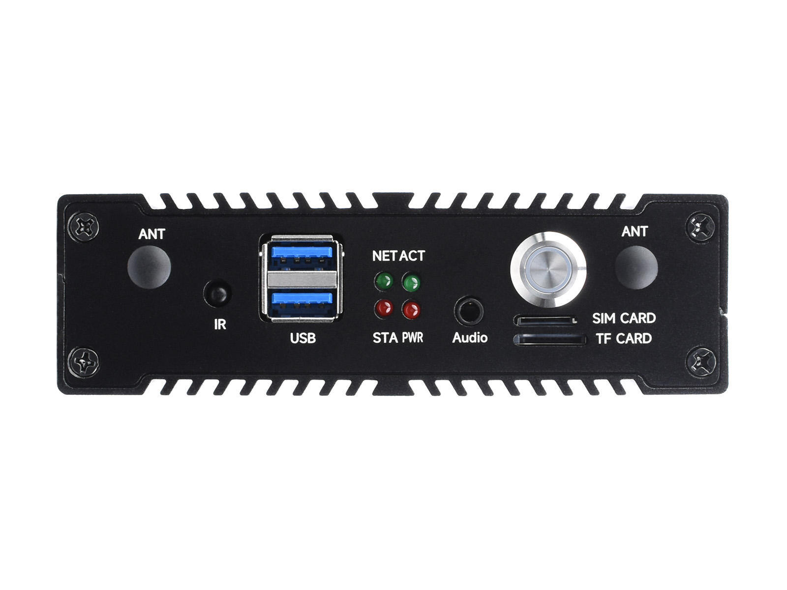 NAS Multifunktionaler Mini-Computer, entwickelt für Raspberry Pi Compute Module 4 (nicht enthalten), Network Storage, Dual-Solid-State-Drive-Slots