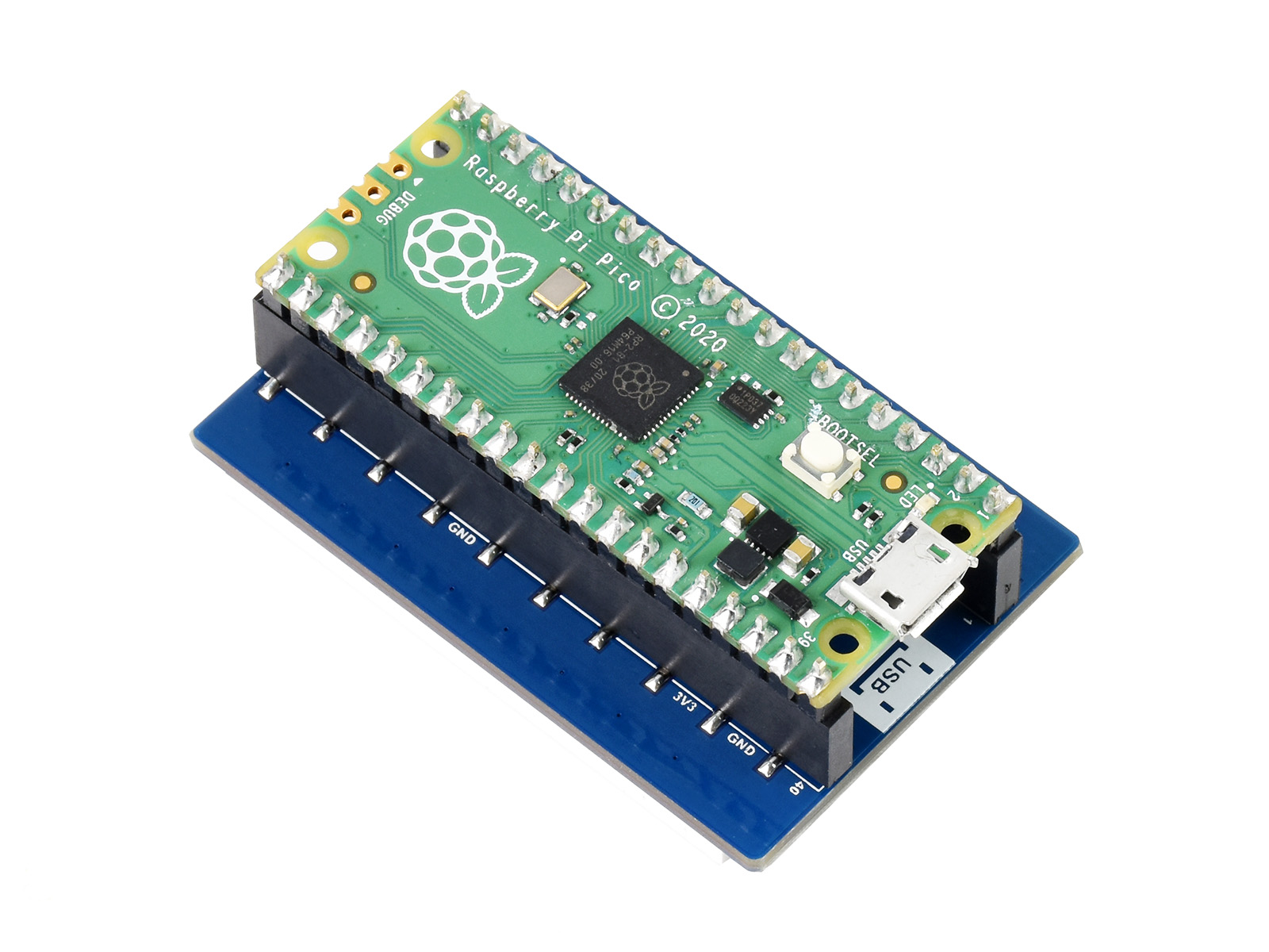 1,8-Zoll-LCD-Displaymodul für Raspberry Pi Pico, 65K Farben, 160×128, SPI