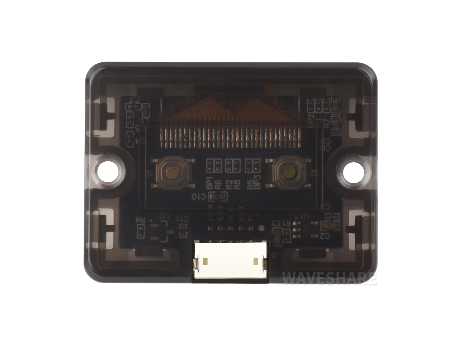 0,96-Zoll-Industrie-OLED-Displaymodul, entwickelt für das Argon ONE V5-Gehäuse, 128 × 64 Auflösung, Echtzeit-Anzeige des Raspberry Pi-Betriebsstatus