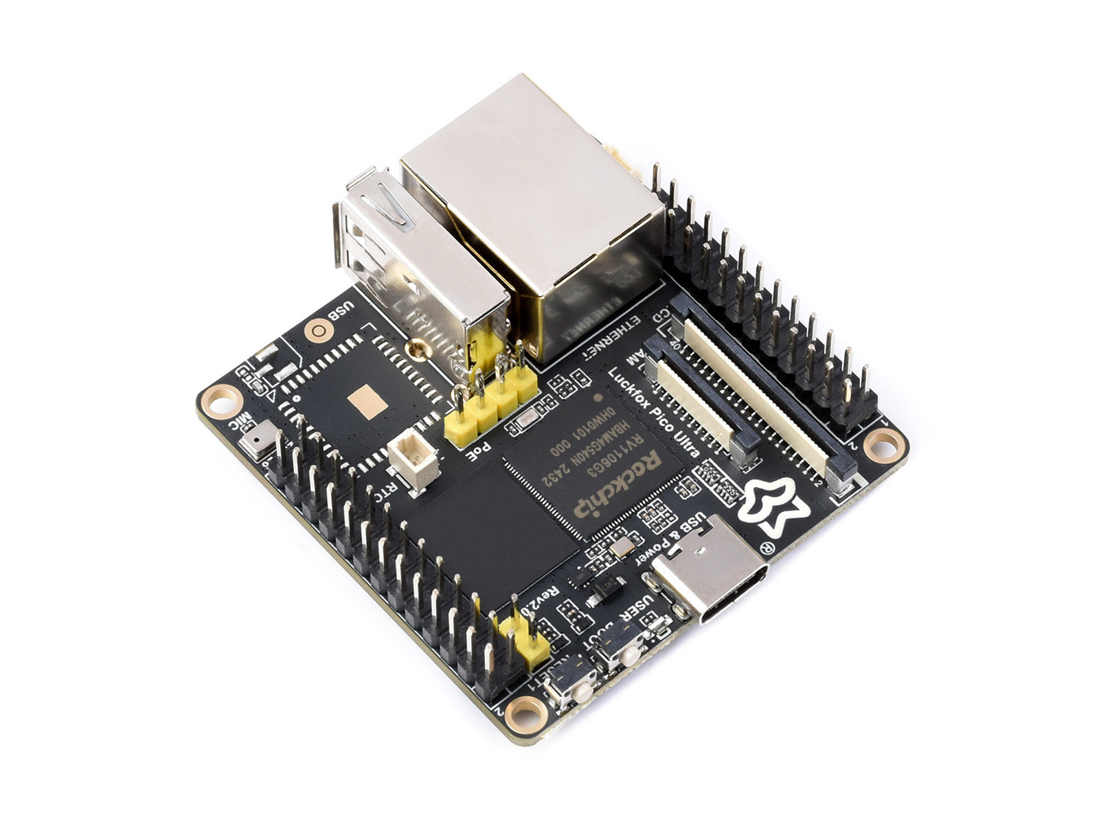 Luckfox Pico Ultra RV1106 Linux Micro-Entwicklungsboard, integriert ARM Cortex-A7/RISC-V MCU/NPU/ISP-Prozessoren