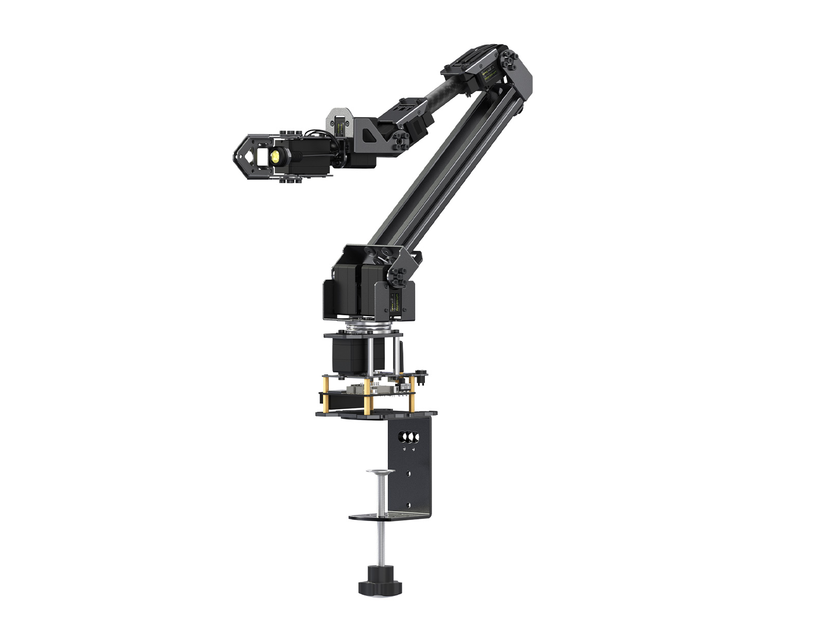 5 + 1 DOF Hochdrehmoment Serieller Bus Servo Roboterarm-Bausatz, Basierend auf ESP32, 2-DOF Handgelenkgelenk, Drahtlose Steuerung, Kompatibel mit LeRobot