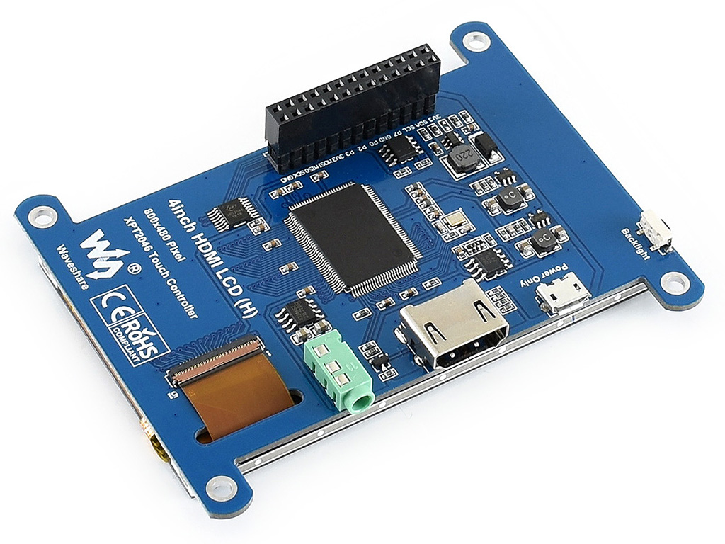 4-Zoll resistiver Touchscreen-LCD (H), 480×800, HDMI, IPS, Unterstützung für verschiedene Geräte & Systeme