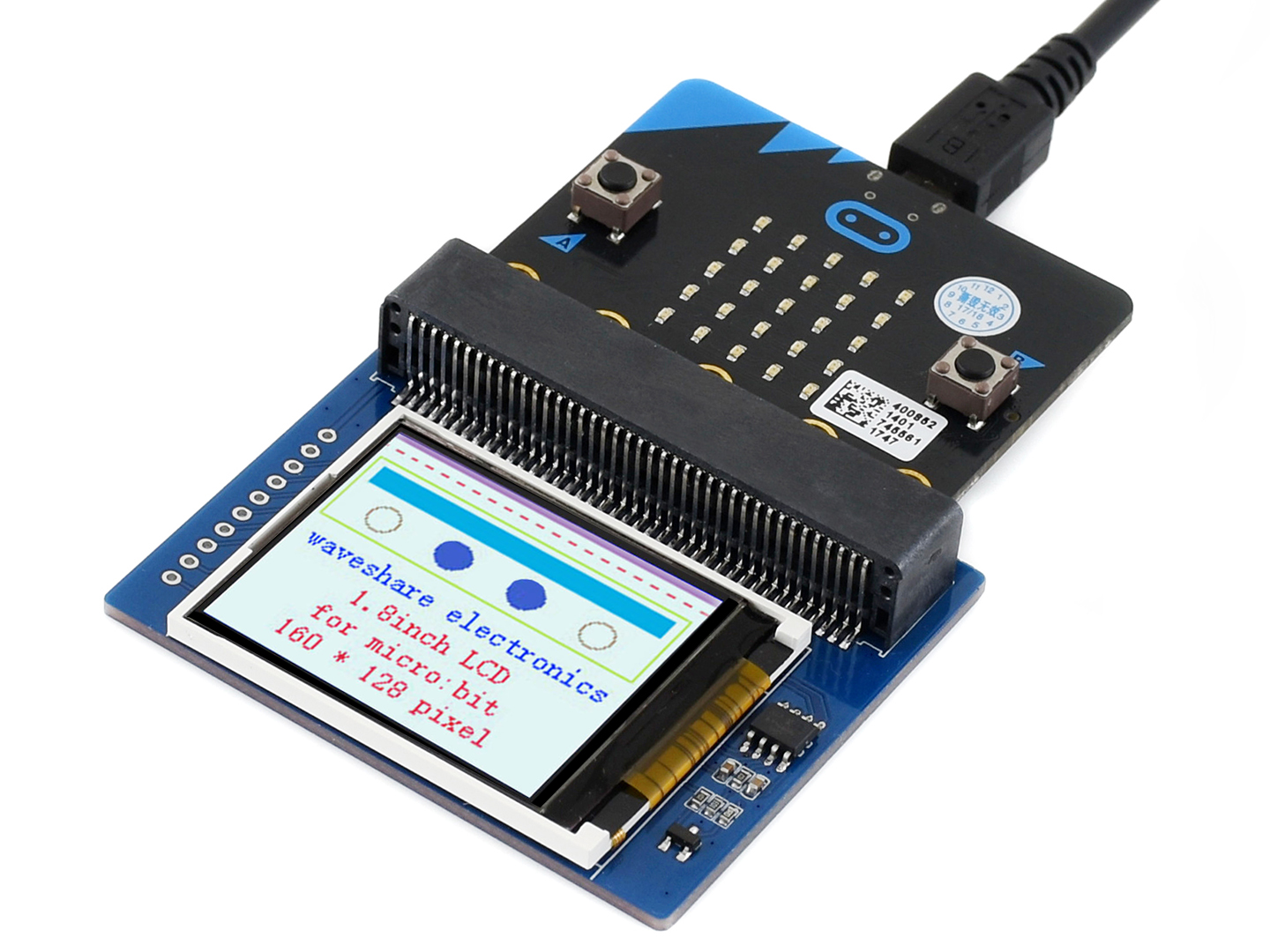 1,8-Zoll-Farbdisplaymodul für micro:bit, 160x128
