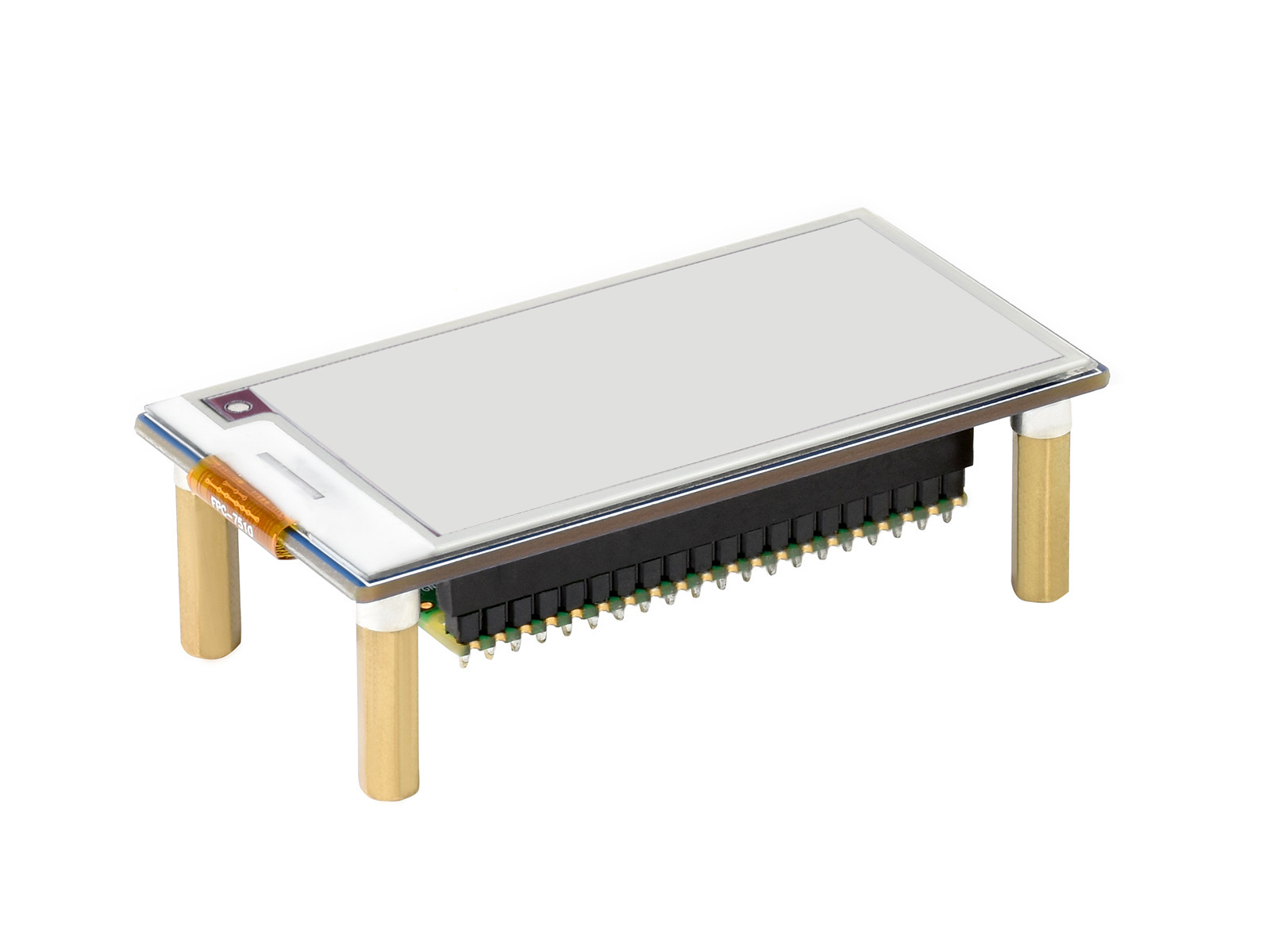 2,66-Zoll E-Paper E-Ink Displaymodul (B) für Raspberry Pi Pico, 296×152, Rot/Schwarz/Weiß, SPI