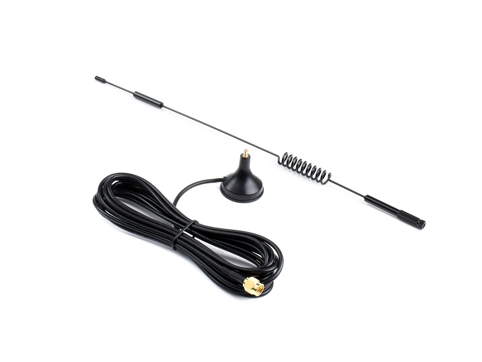 4G-High-Gain-SMA-Antenne für den Außeneinsatz, unterstützt 4G/3G/2G/LPWA, wasserdicht, mit Magnetfuß