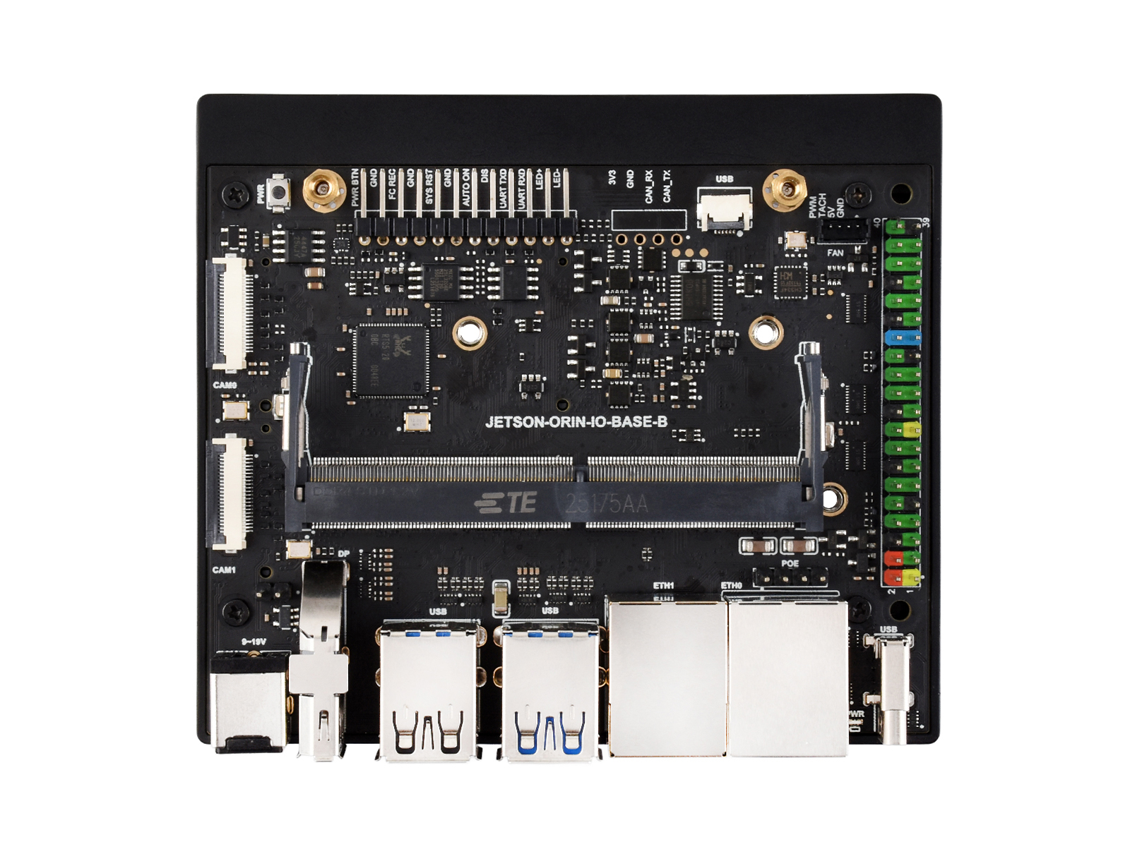 Waveshare Jetson Orin Nano / NX Super Dual Ethernet Basisplatine, basierend auf Jetson Orin Nano und Jetson Orin NX Modul