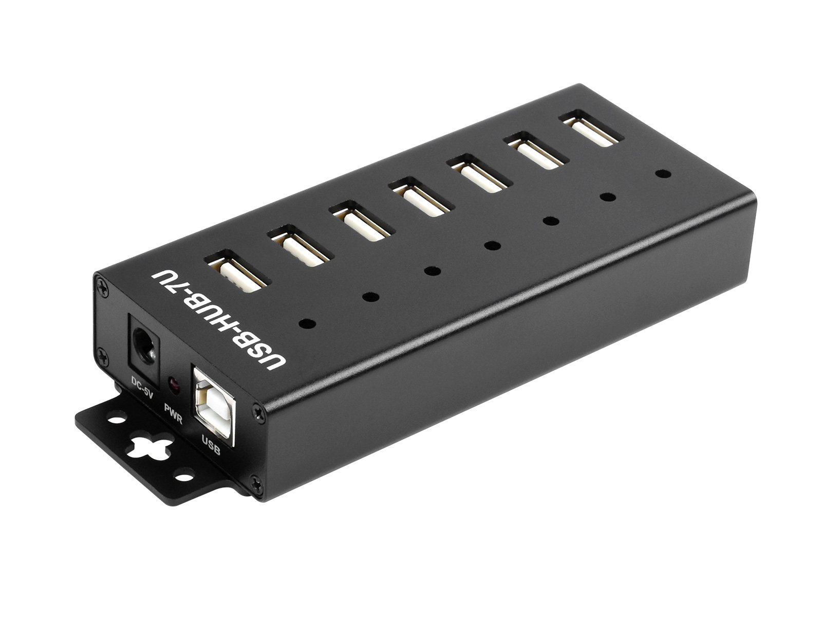 Industrieller USB-HUB, Erweiterung um 7x USB 2.0-Anschlüsse