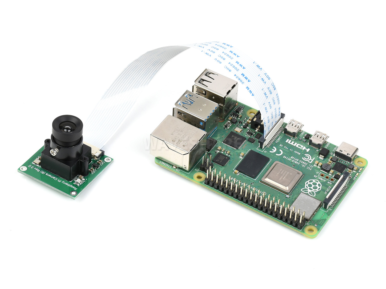 RPi Kamera (B) für Raspberry Pi, OV5647, 5MP, einstellbarer Fokus