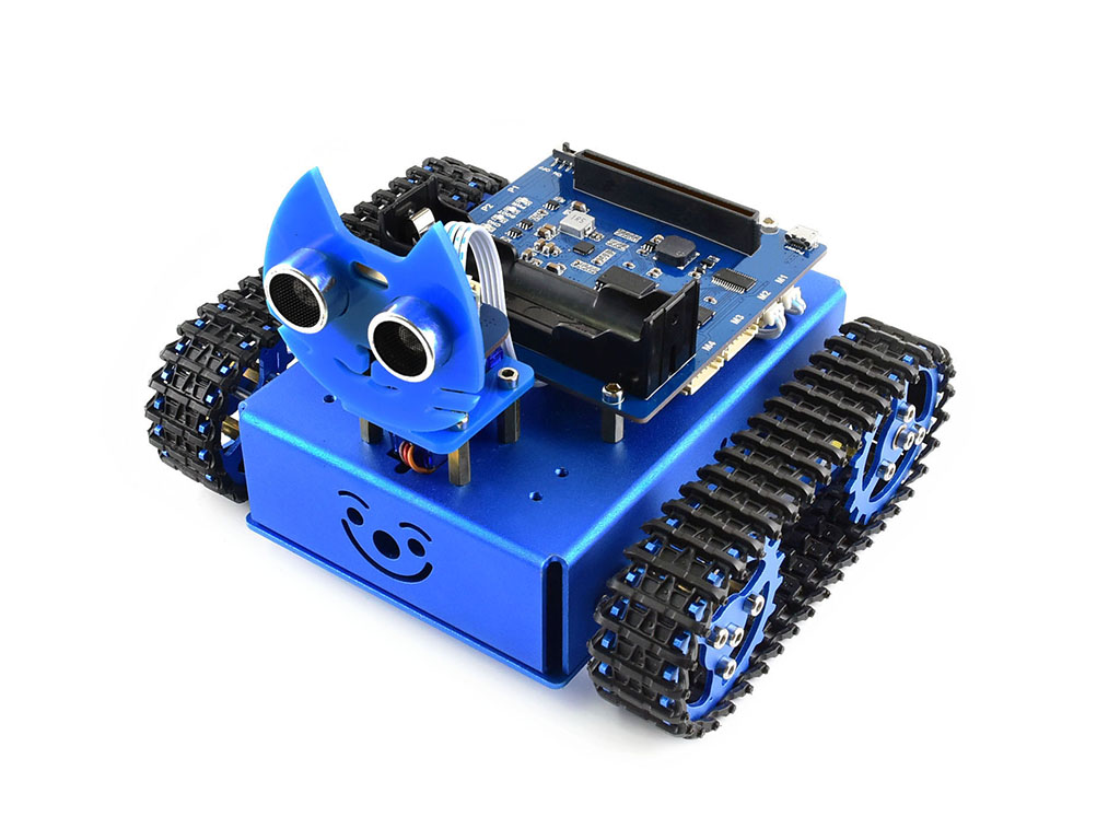 KitiBot Starter Tracked Robot Building Kit auf Basis von BBC micro:bit (optional)