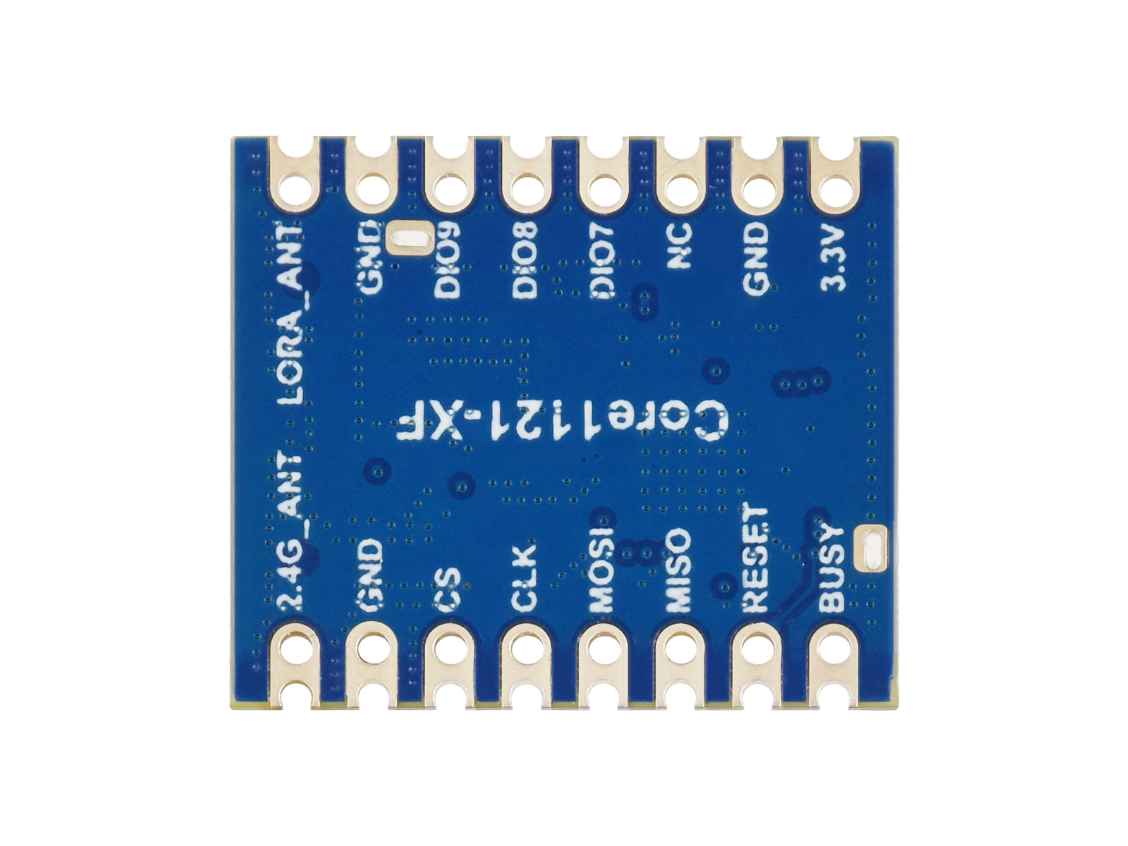 Core1121 LF/HF Dual-Band LoRa-Modul, basierend auf dem stromsparenden LR1121-Transceiver, geeignet für Sub-GHz- und 2,4-GHz-Frequenzbänder