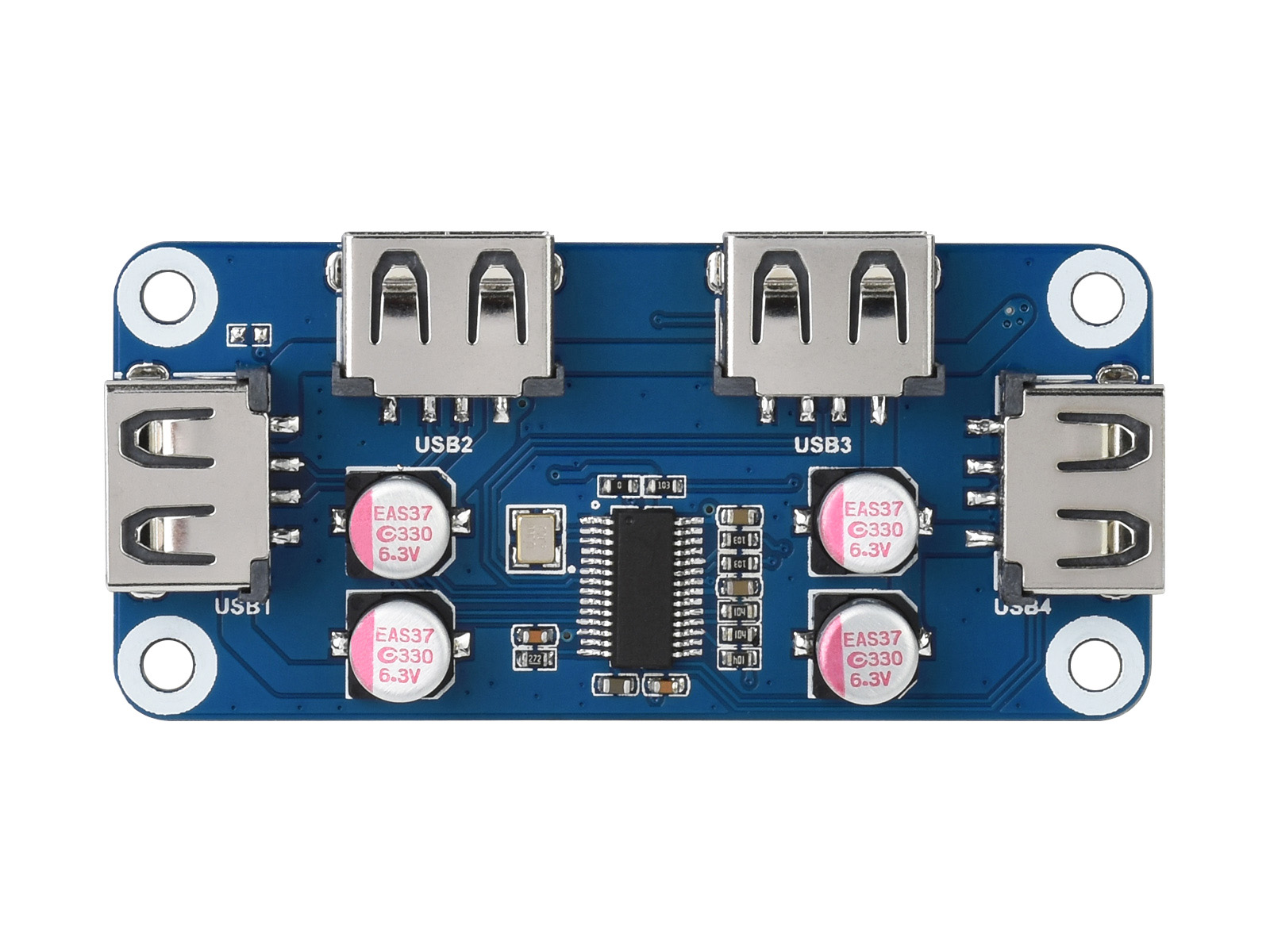 USB-HUB-HAT (B) für Raspberry Pi-Serie, 4x USB 2.0-Anschlüsse