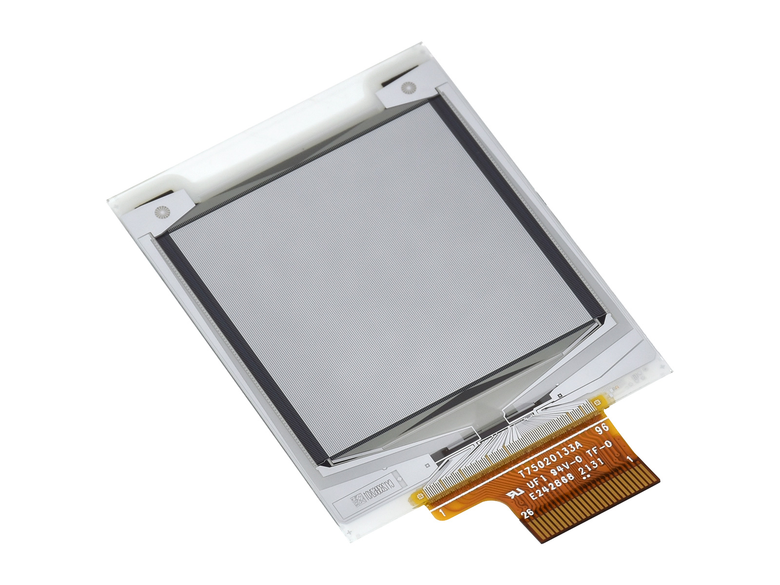 1,64-Zoll quadratisches E-Paper (G) Rohdisplay, 168 × 168, Rot/Gelb/Schwarz/Weiß