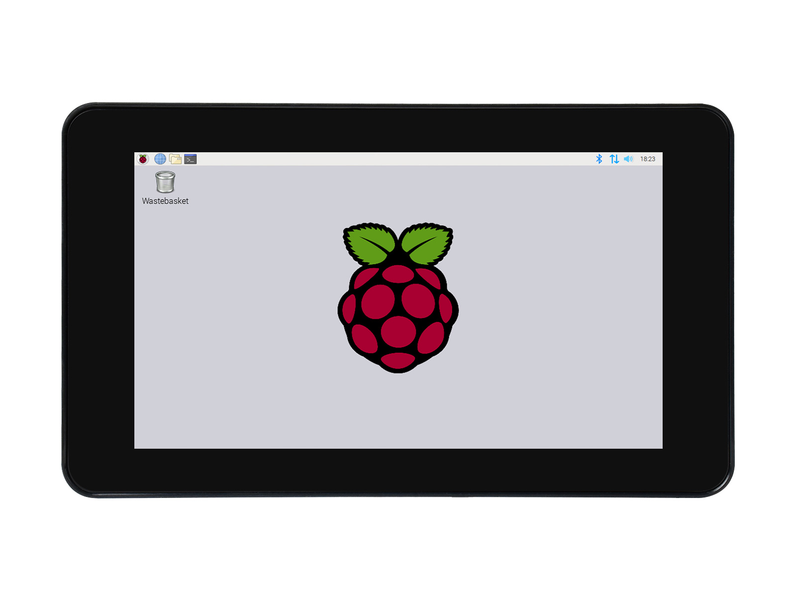7-Zoll kapazitiver Touch-IPS-Bildschirm für Raspberry Pi, mit Schutzgehäuse, 1024×600, DSI-Schnittstelle