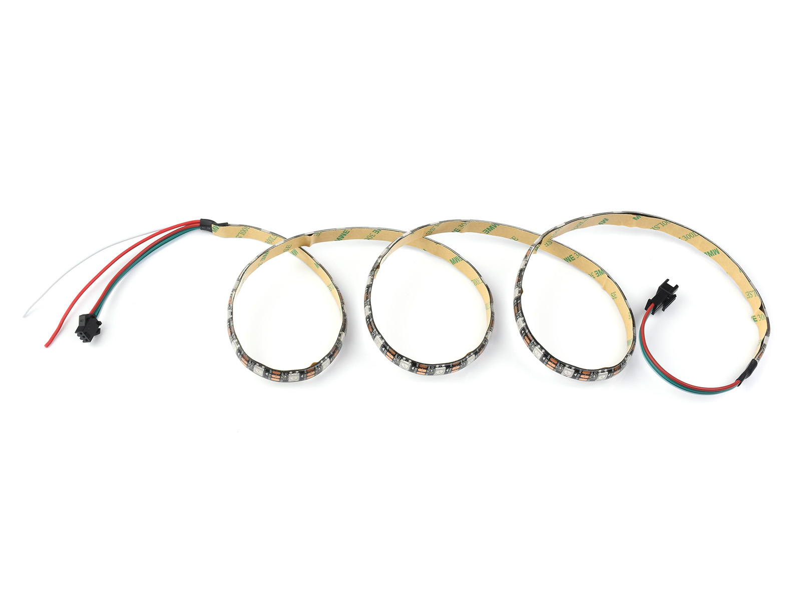 WS2812 Digitaler RGB-LED-Streifen, hohe Helligkeit, energiesparend und geringer Stromverbrauch, abschneidbar und programmierbar