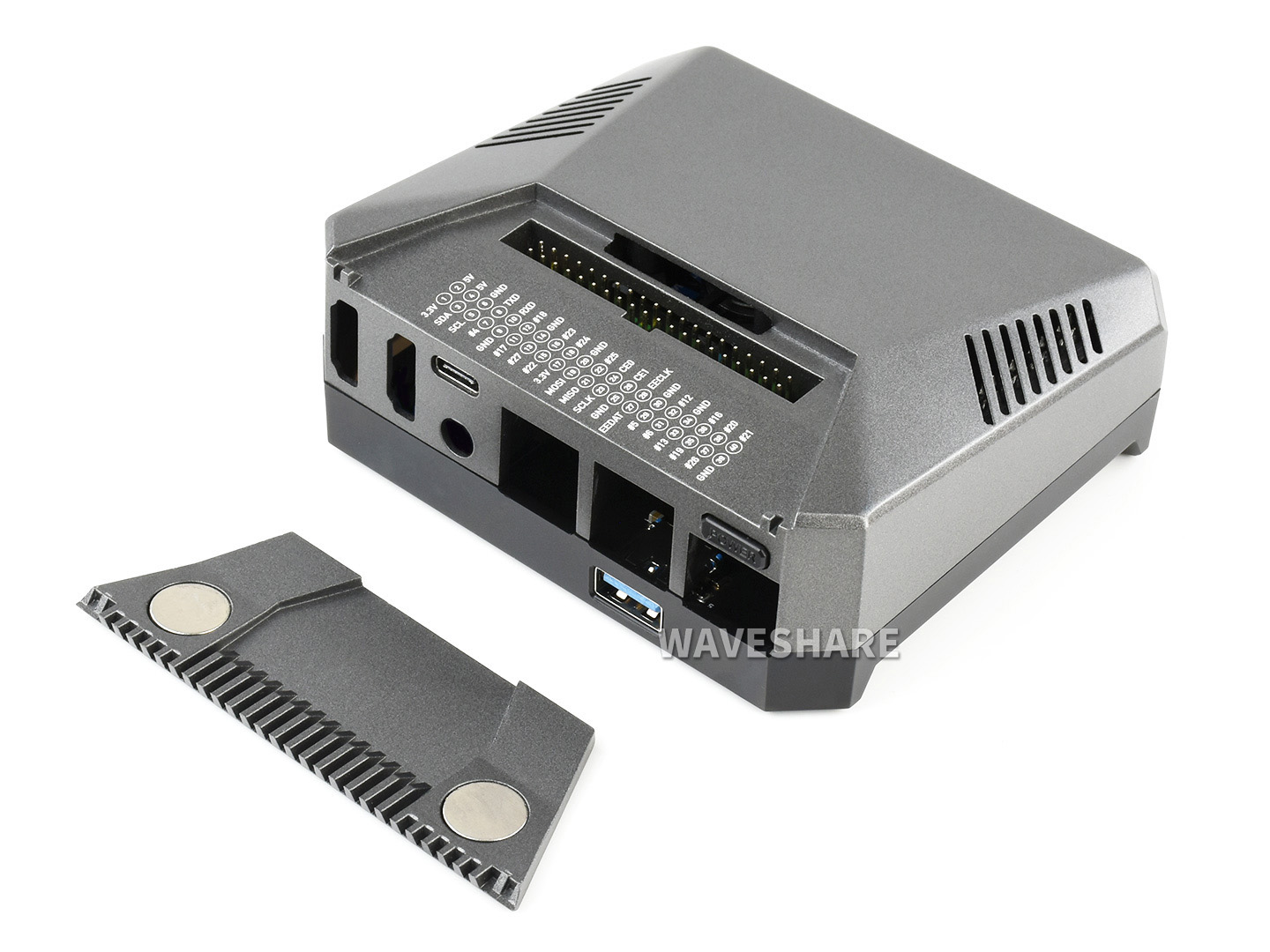 Argon One M.2: Aluminium-Gehäuse für Raspberry Pi 4, mit M.2-Erweiterungsslot