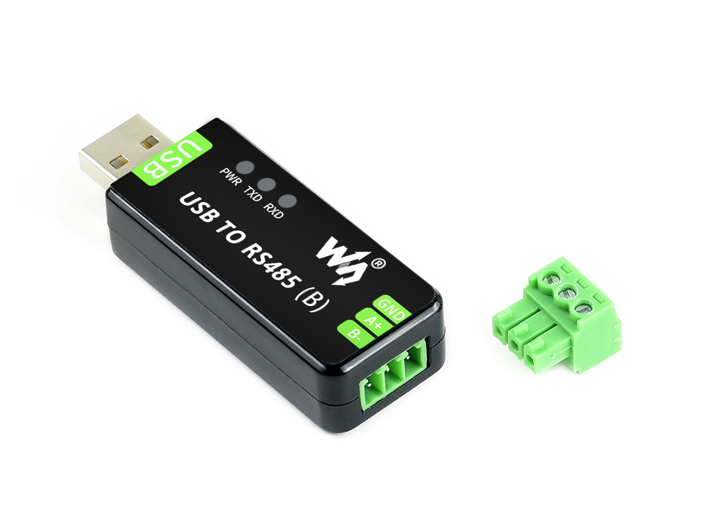 Industrieller USB-zu-RS485-Bidirektionaler Konverter, mit original CH343G an Bord, Mehrfachschutzschaltungen