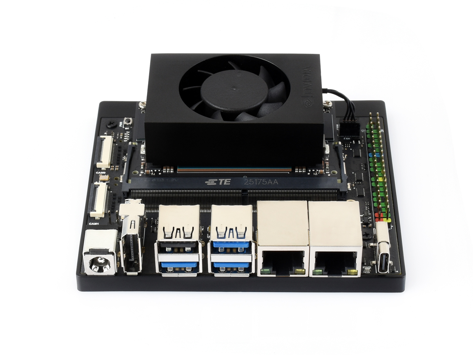 Jetson Orin NX AI Dual ETH Entwicklungskit für eingebettete und Edge-Systeme, Optionen für 8GB/16GB Speicher Jetson Orin NX Modul
