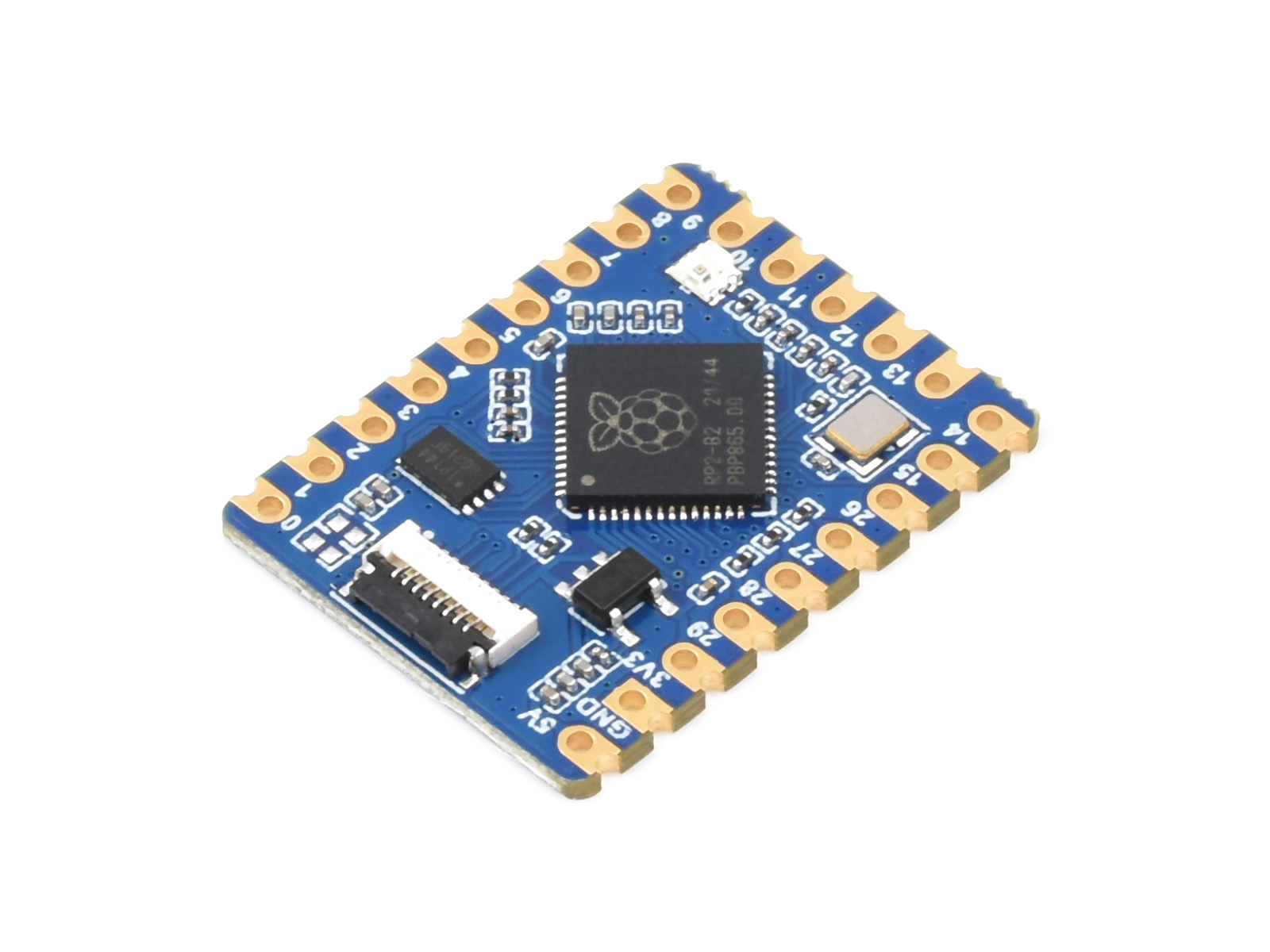 Waveshare RP2040-Tiny Entwicklungsboard, basierend auf dem offiziellen RP2040 Dual-Core-Prozessor, USB-Port-Adapterboard optional