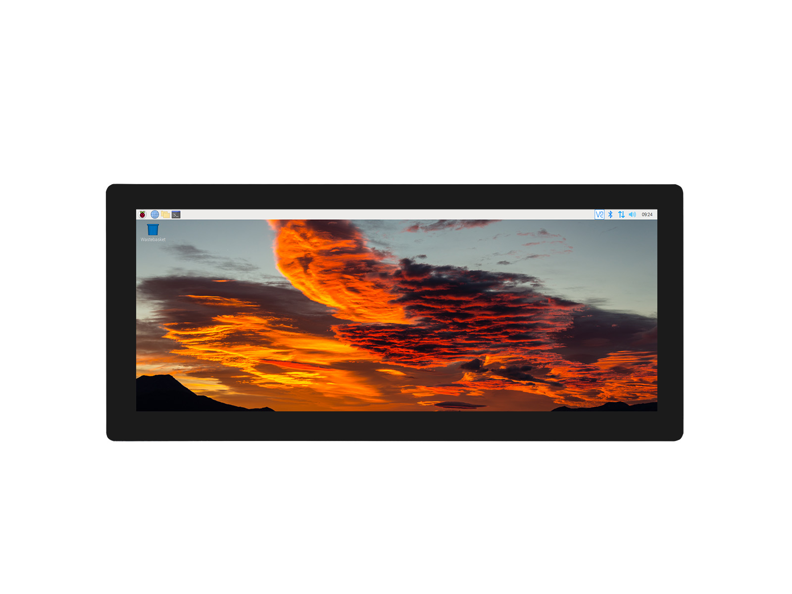 12,3-Zoll kapazitiver Touchscreen-LCD, 1920×720, HDMI, IPS, gehärtete Glasplatte