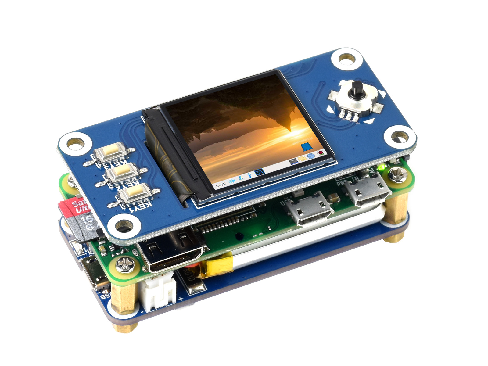 Unterbrechungsfreie Stromversorgung (USV) HAT für Raspberry Pi Zero, stabile 5V-Stromausgabe