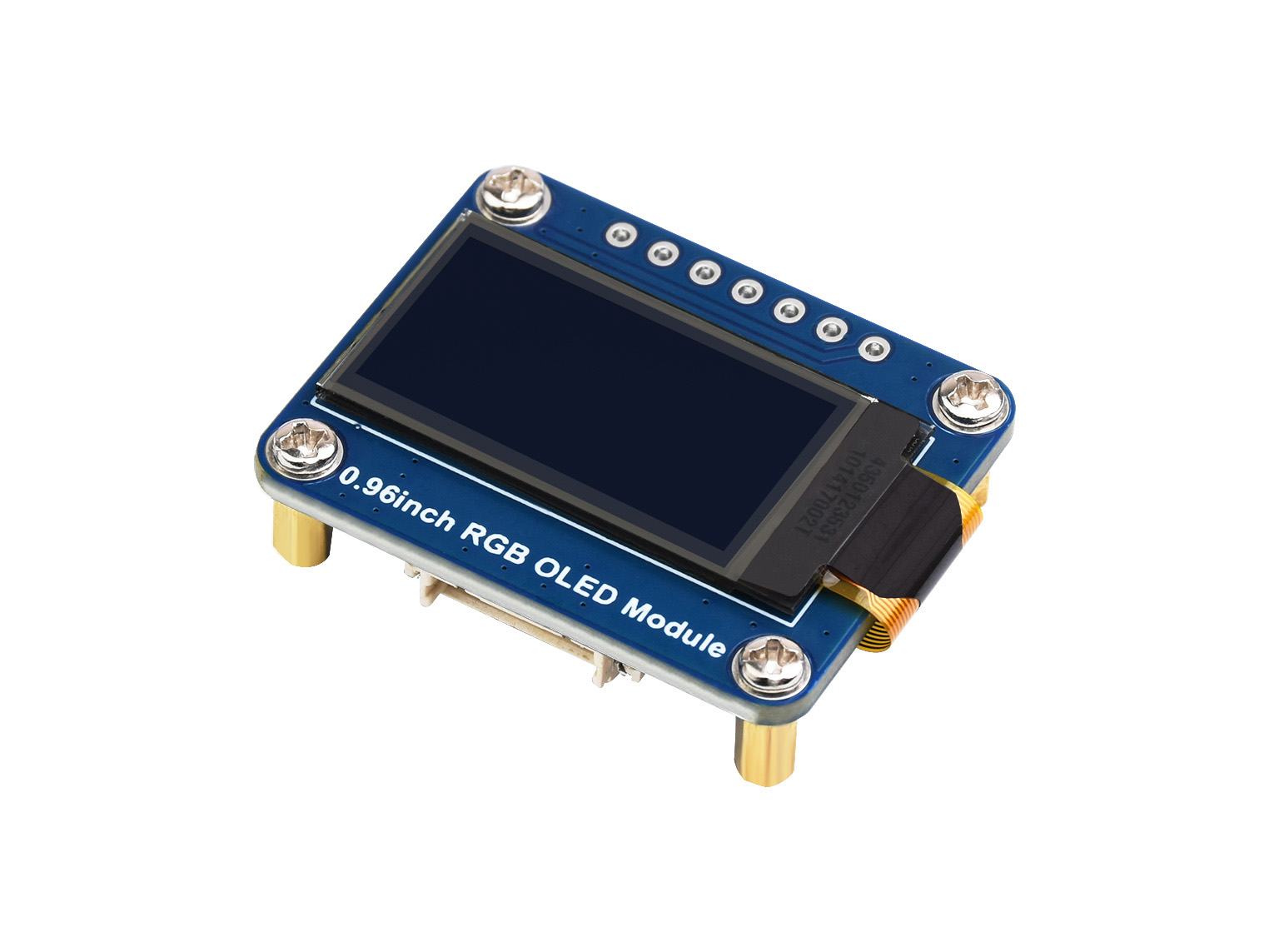 0,96-Zoll-RGB-OLED-Displaymodul, 64×128 Auflösung, 65K Farben, SPI-Schnittstelle