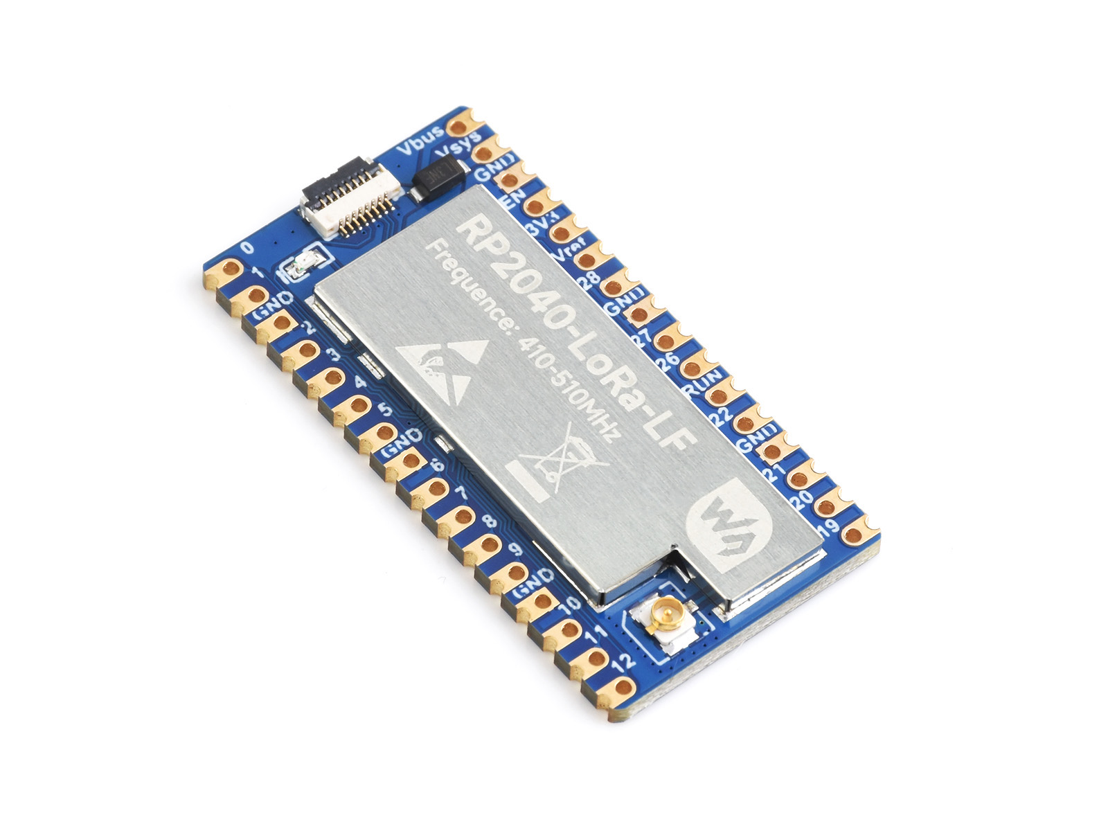 RP2040-LoRa-Entwicklungsboard, integriert SX1262-Funkchip, Langstrecken-Kommunikation, Optionen für Frequenzband