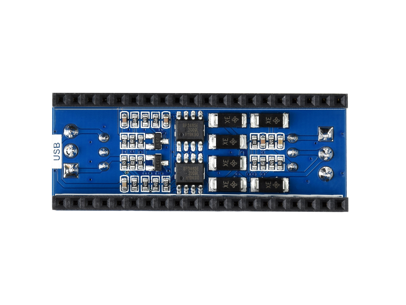 2-Kanal-RS485-Modul für Raspberry Pi Pico, SP3485-Transceiver, UART-zu-RS485
