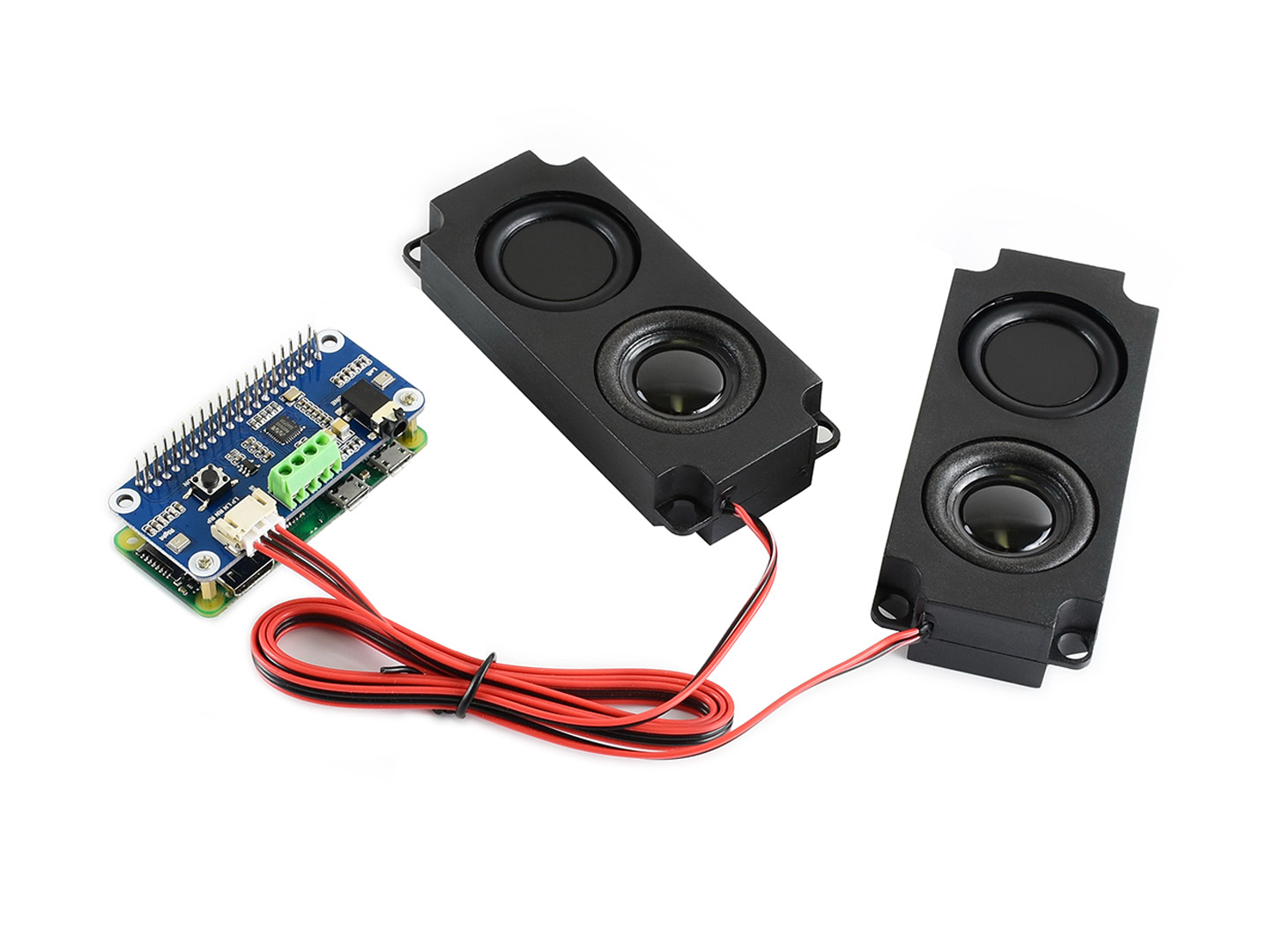 WM8960 Hi-Fi Sound Card HAT für Raspberry Pi, Stereo CODEC, Play/Record