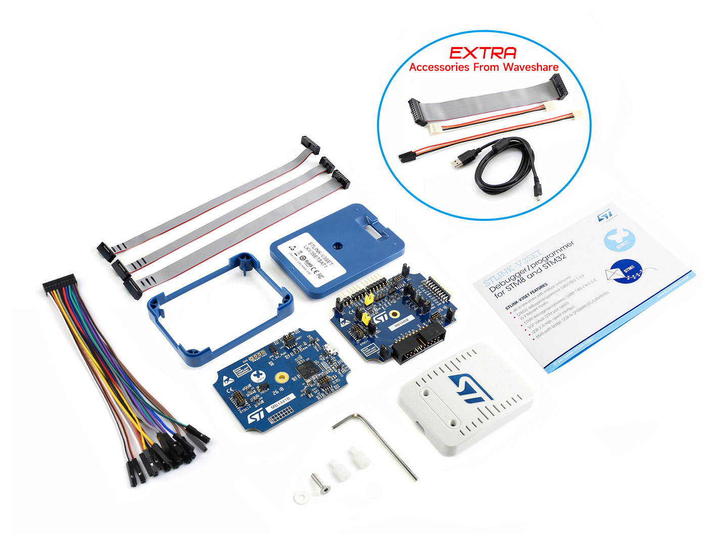 STLINK-V3SET, modularer Debugger/Programmierer für STM32/STM8