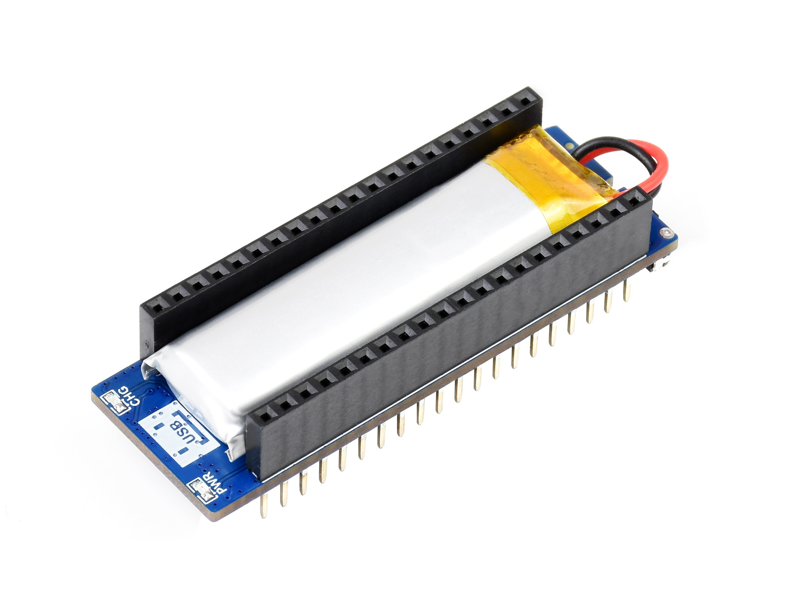 UPS-Modul für Raspberry Pi Pico, unterbrechungsfreie Stromversorgung, Li-Po-Akku, stapelbares Design