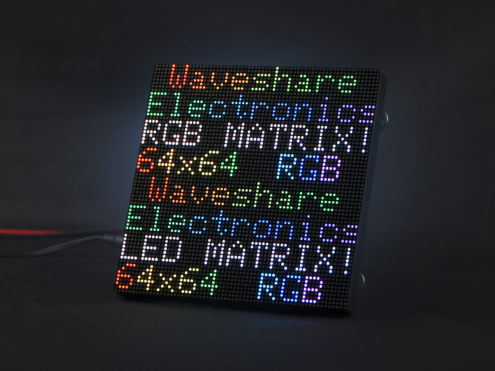 RGB-Vollfarb-LED-Matrix-Panel, 2,5 mm Pixelabstand, 64x64 Pixel, einstellbare Helligkeit