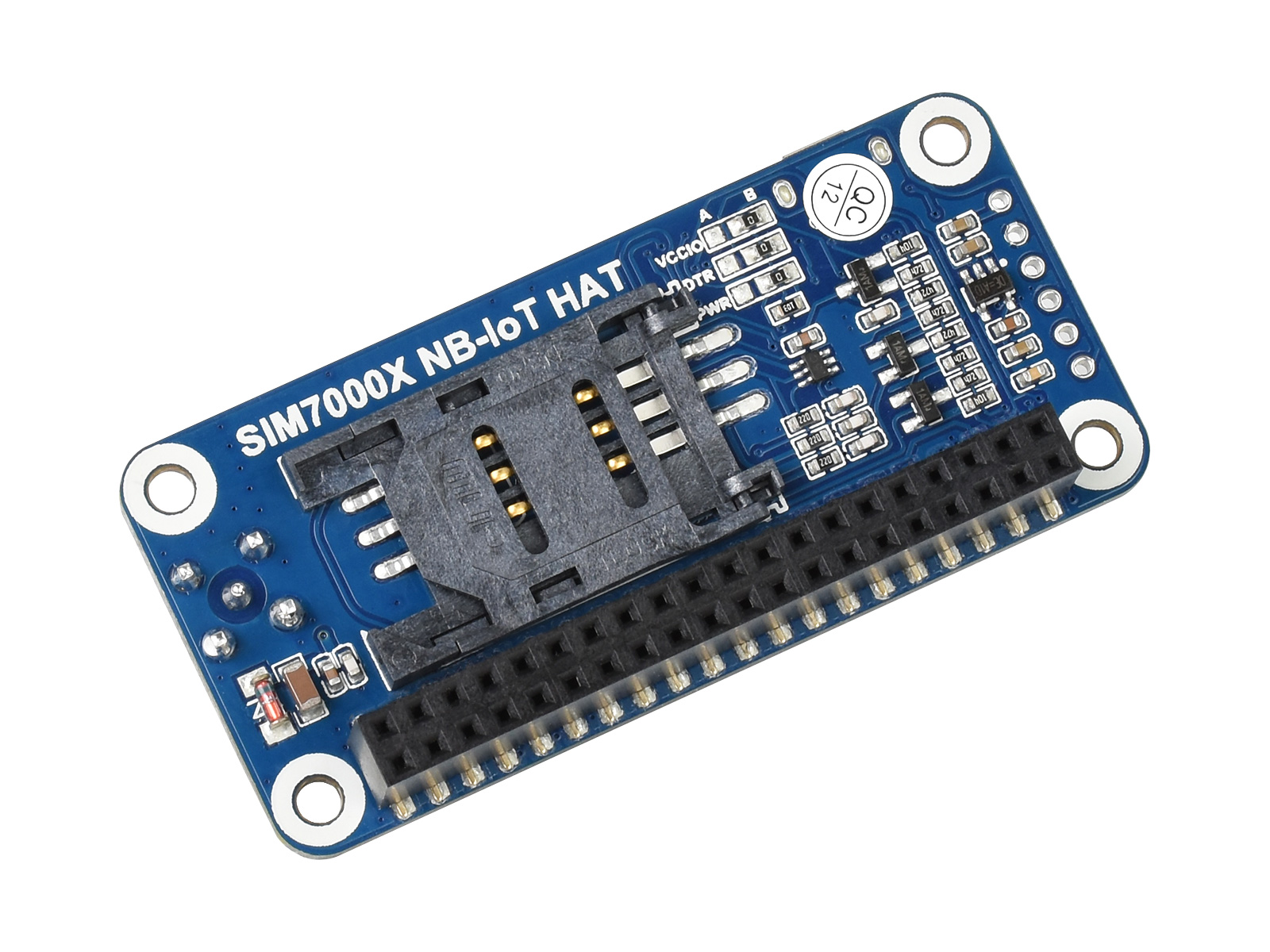 SIM7000E NB-IoT / Cat-M / EDGE / GPRS HAT für Raspberry Pi, GNSS, für Europa, Afrika, Australien, Südostasien