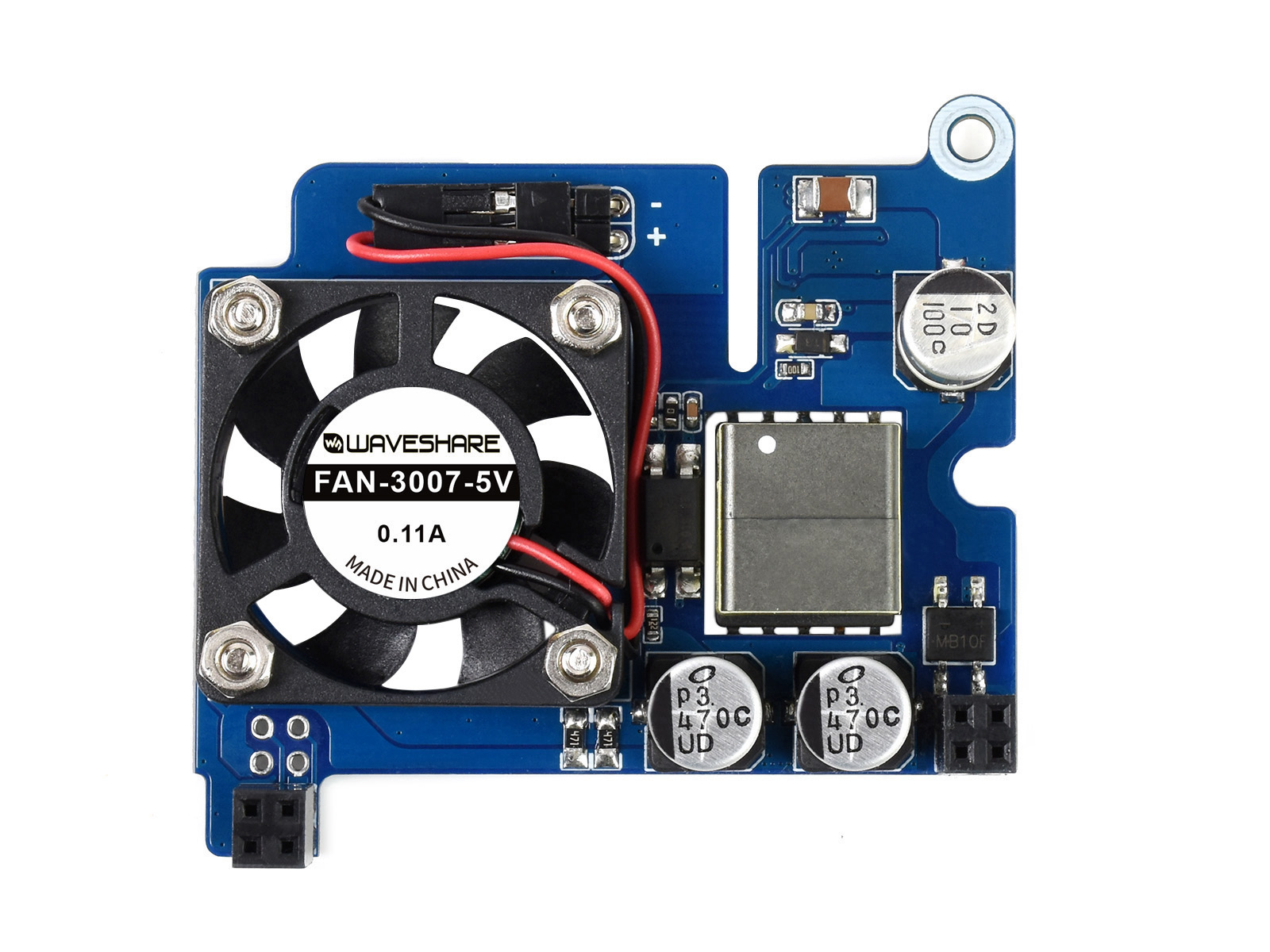 Power over Ethernet HAT (D) für Raspberry Pi 3B+/4B, 802.3af-konform, kompatibel mit offiziellem Gehäuse