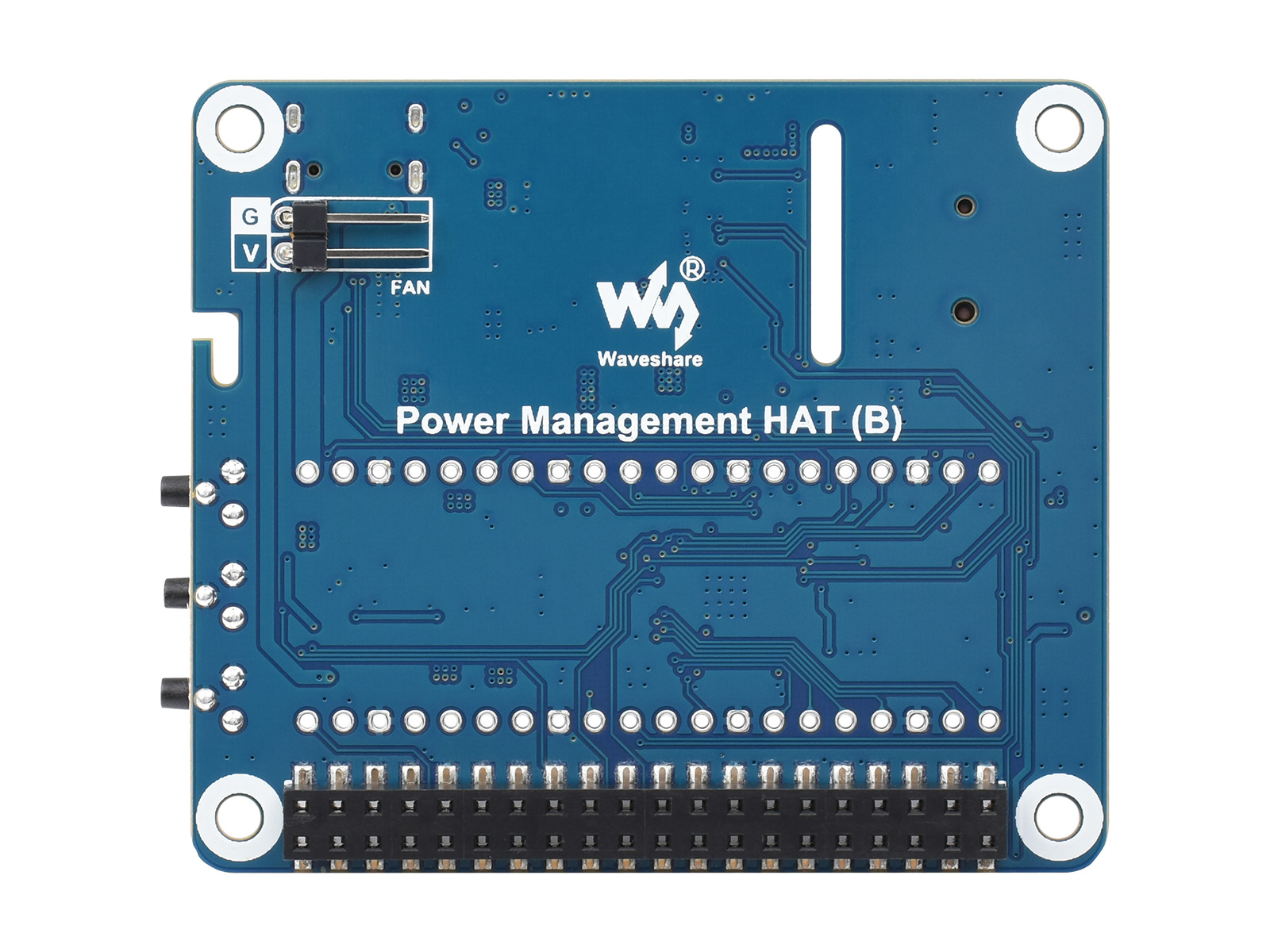 Power Management HAT für Raspberry Pi, unterstützt gleichzeitiges Laden und Stromausgabe, eingebettete RTC und mehrere Schutzschaltungen